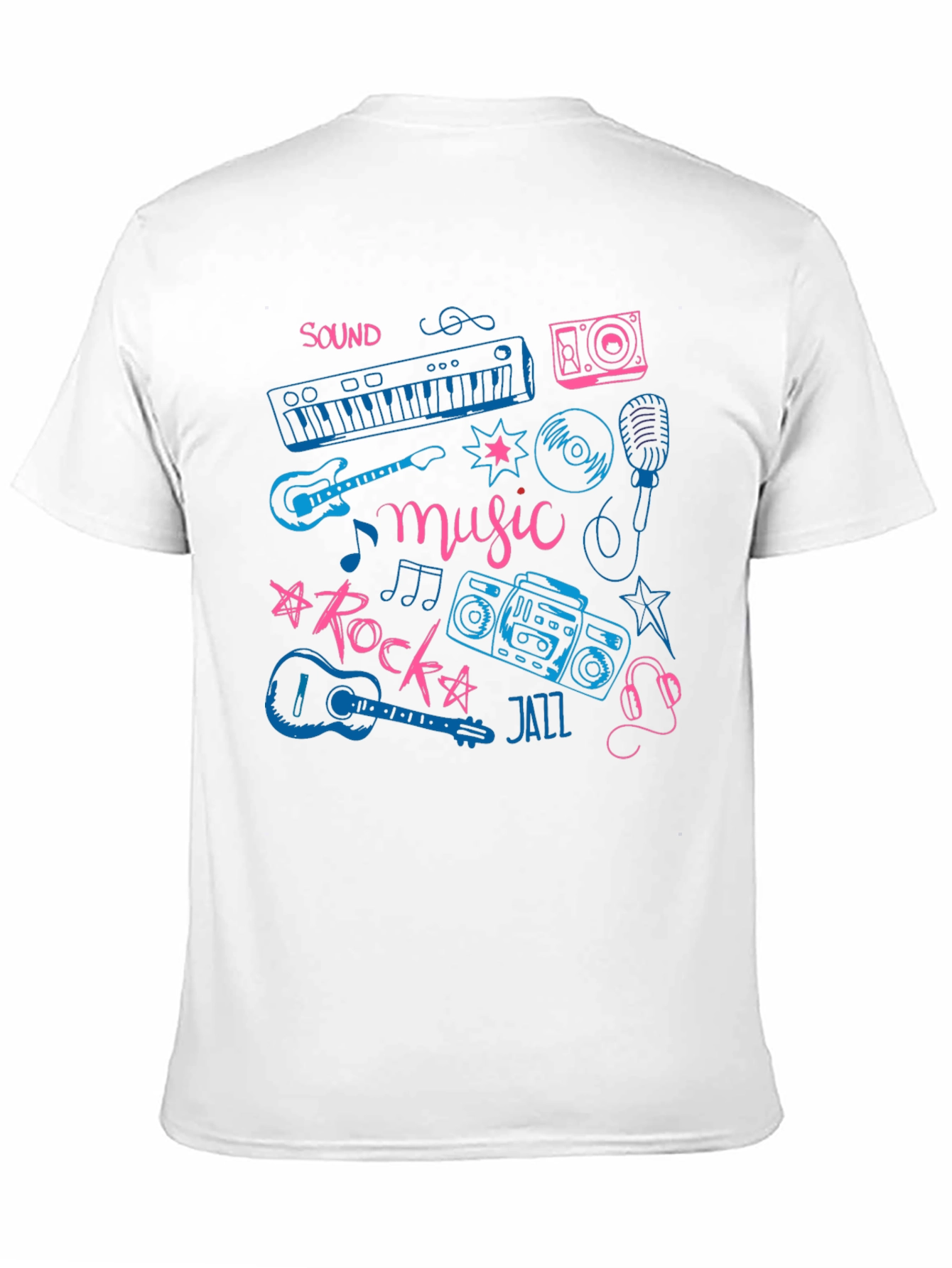 Music Lover Tee - Sound Rock Jazz T-Shirt