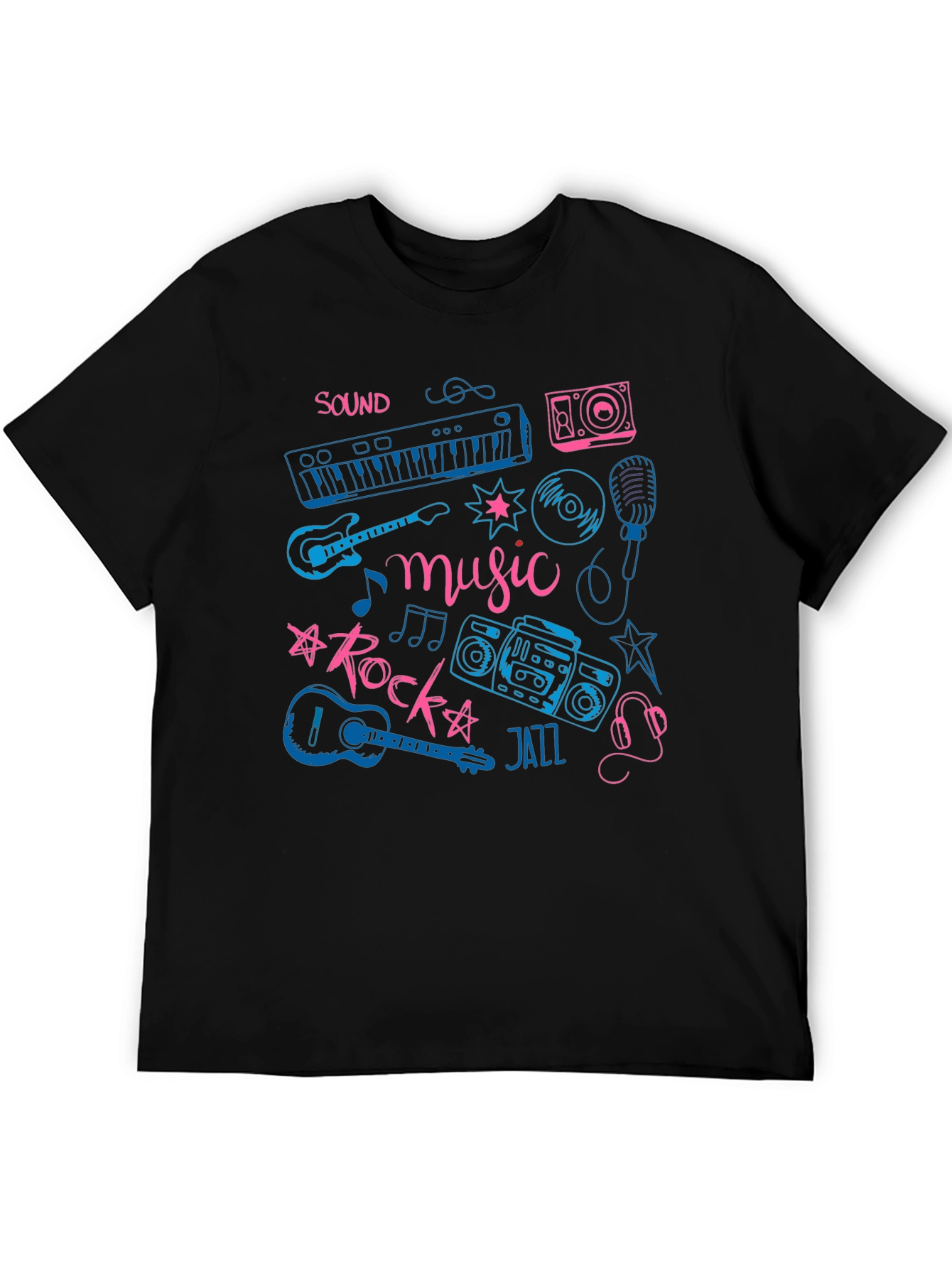 Music Lover Tee - Sound Rock Jazz T-Shirt