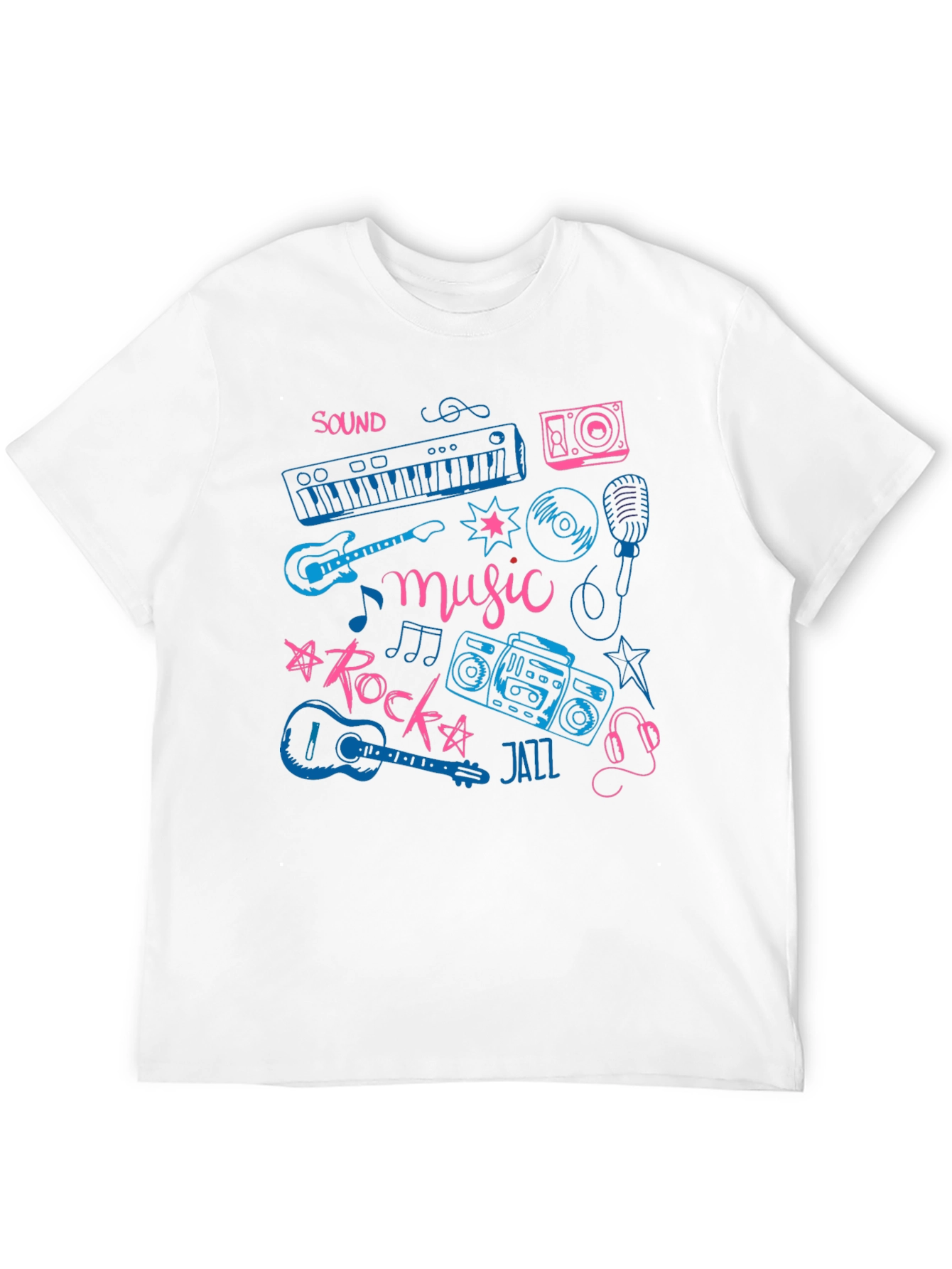 Music Lover Tee - Sound Rock Jazz T-Shirt