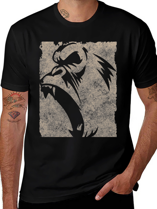 Grunge Gorilla Graphic T-Shirt