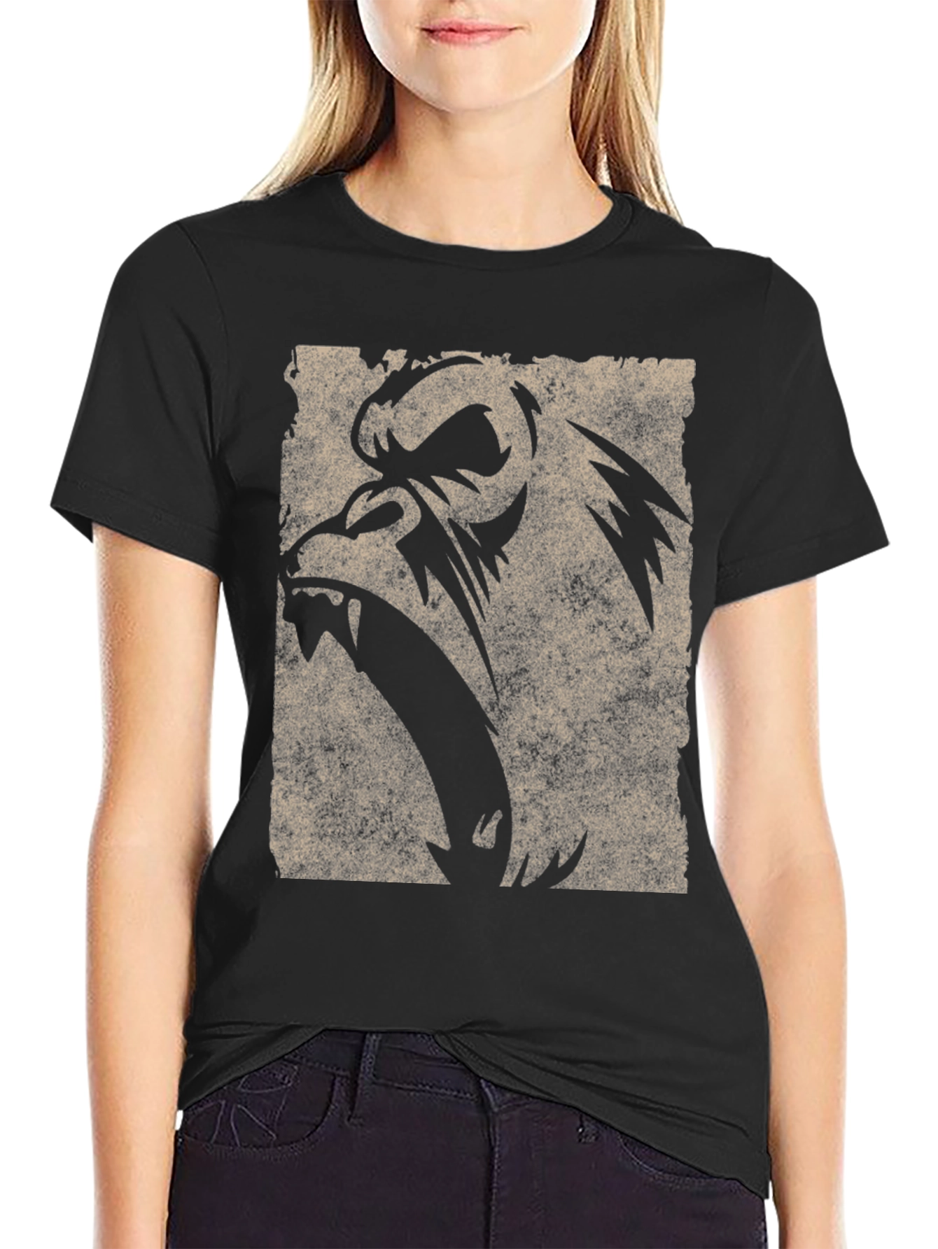 Grunge Gorilla Graphic T-Shirt