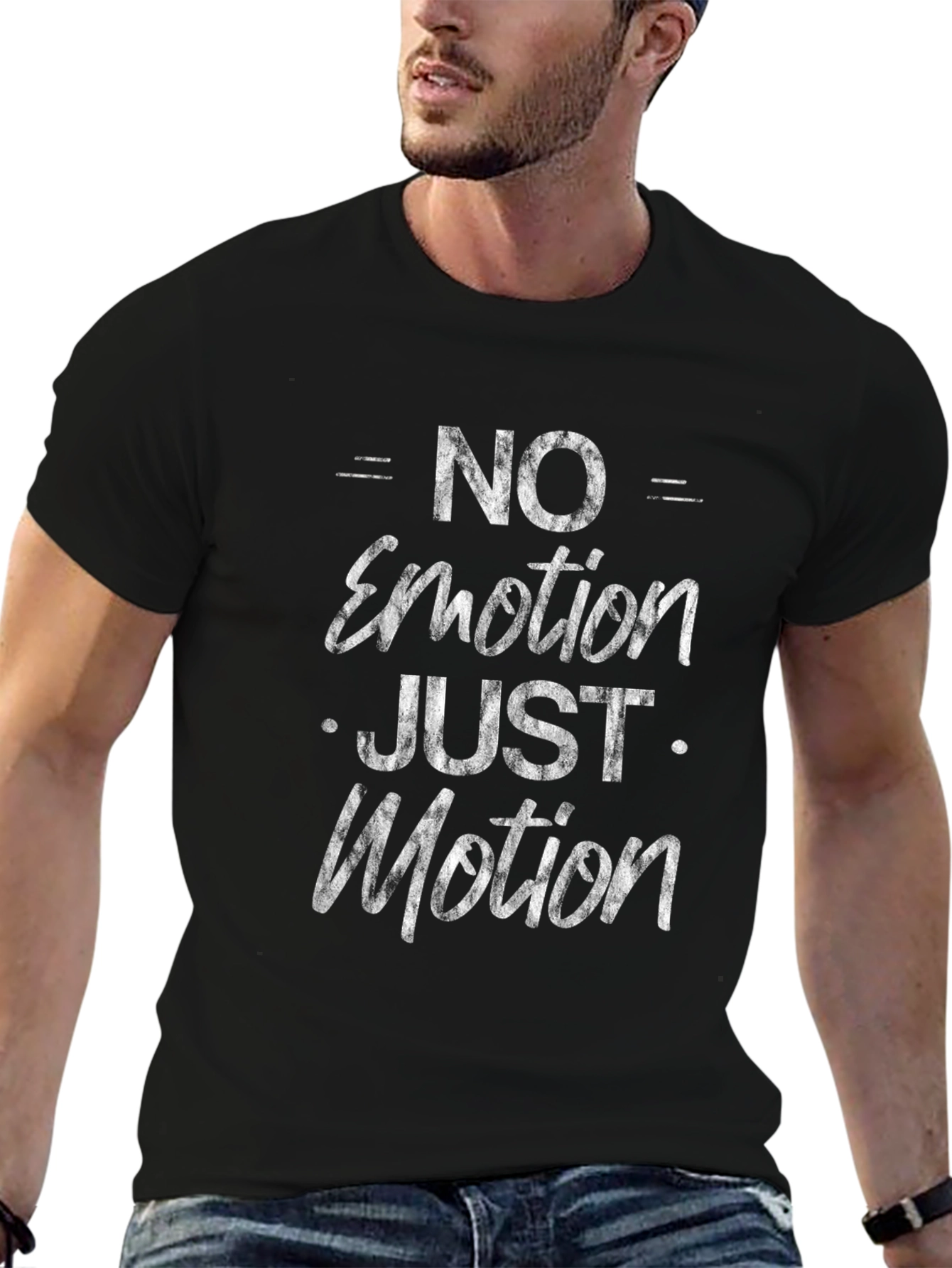 No Emotion Just Motion Graphic T-Shirt