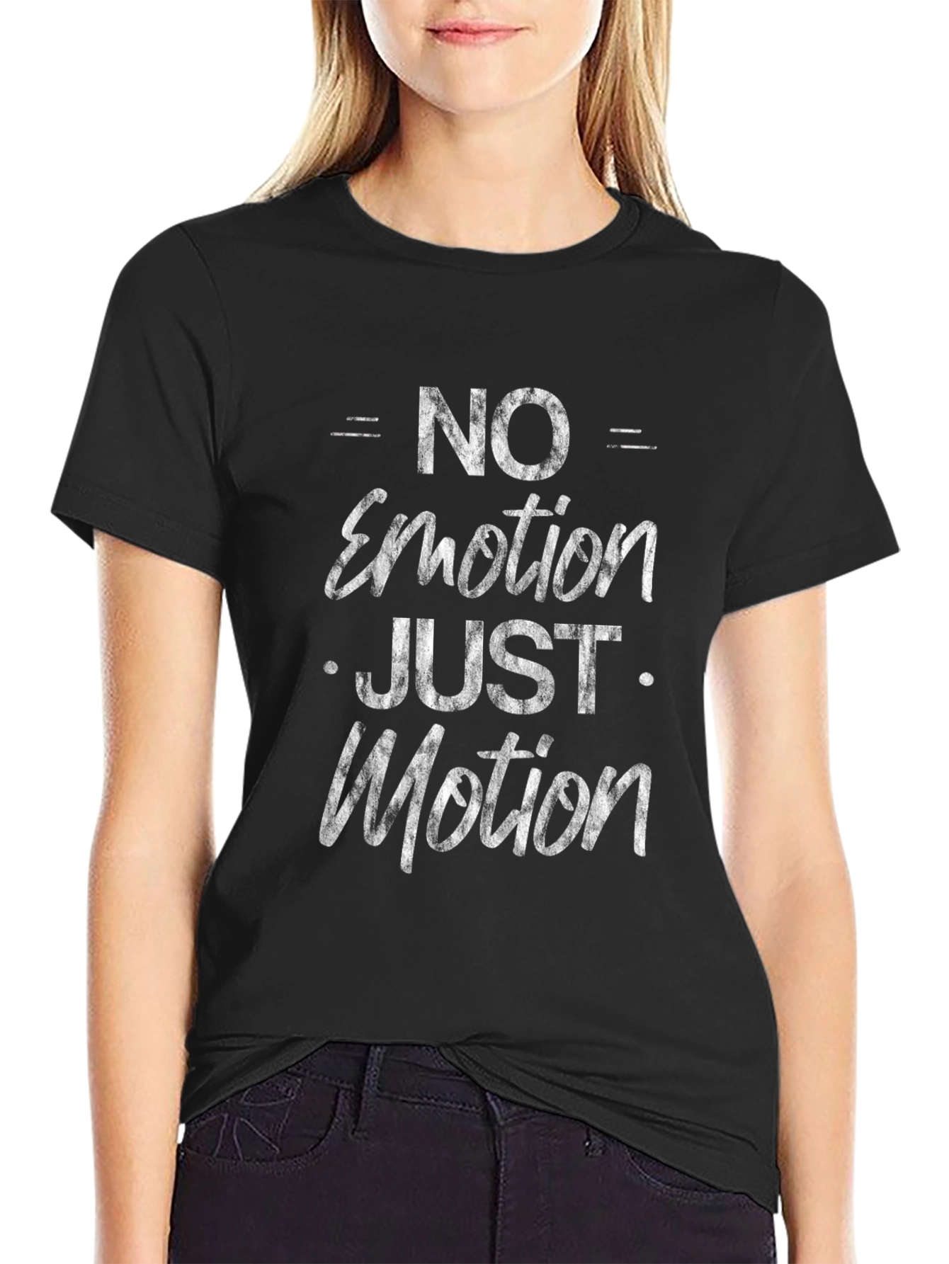 No Emotion Just Motion Graphic T-Shirt