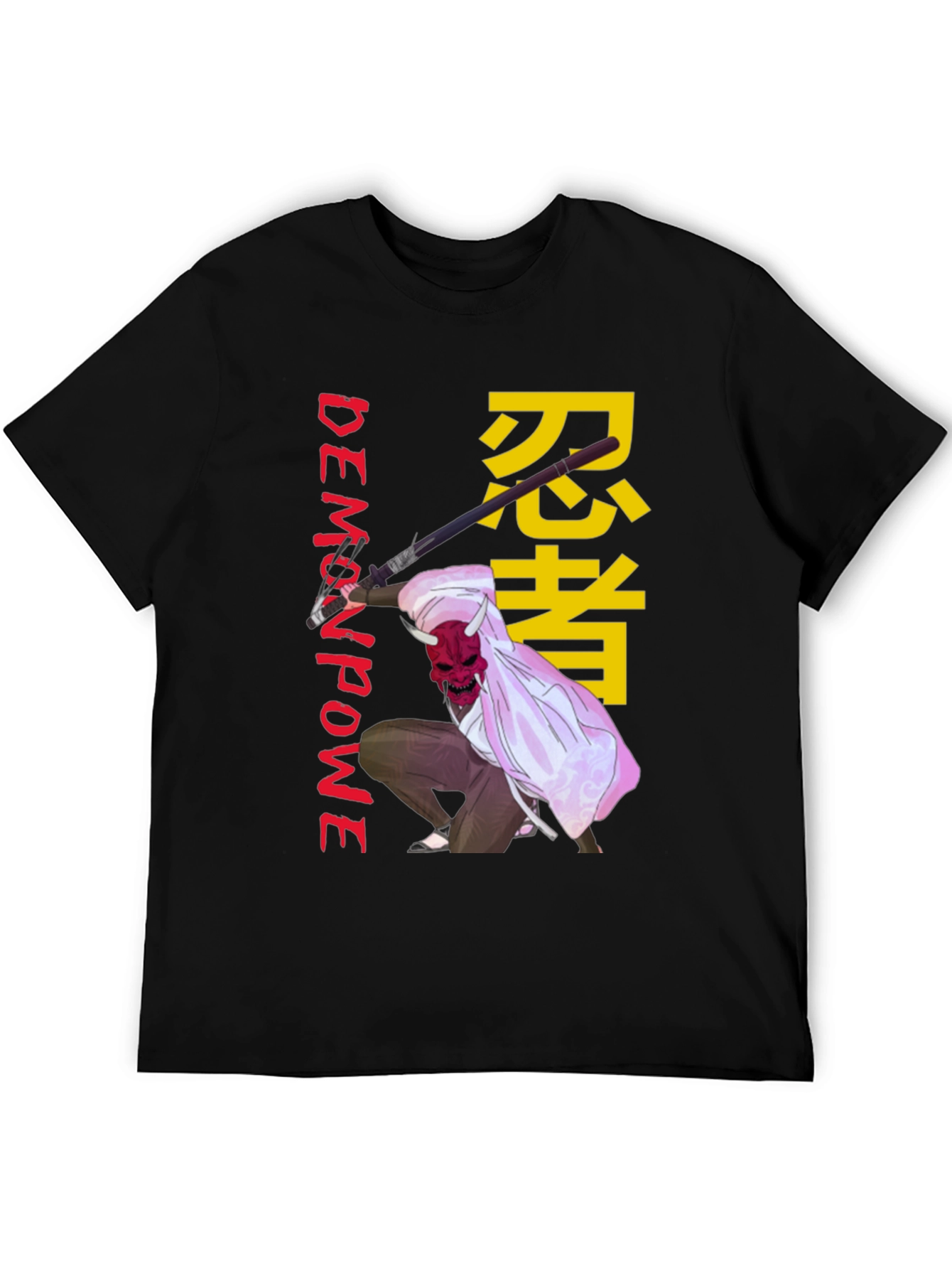 Demon Power Ninja Graphic T-Shirt