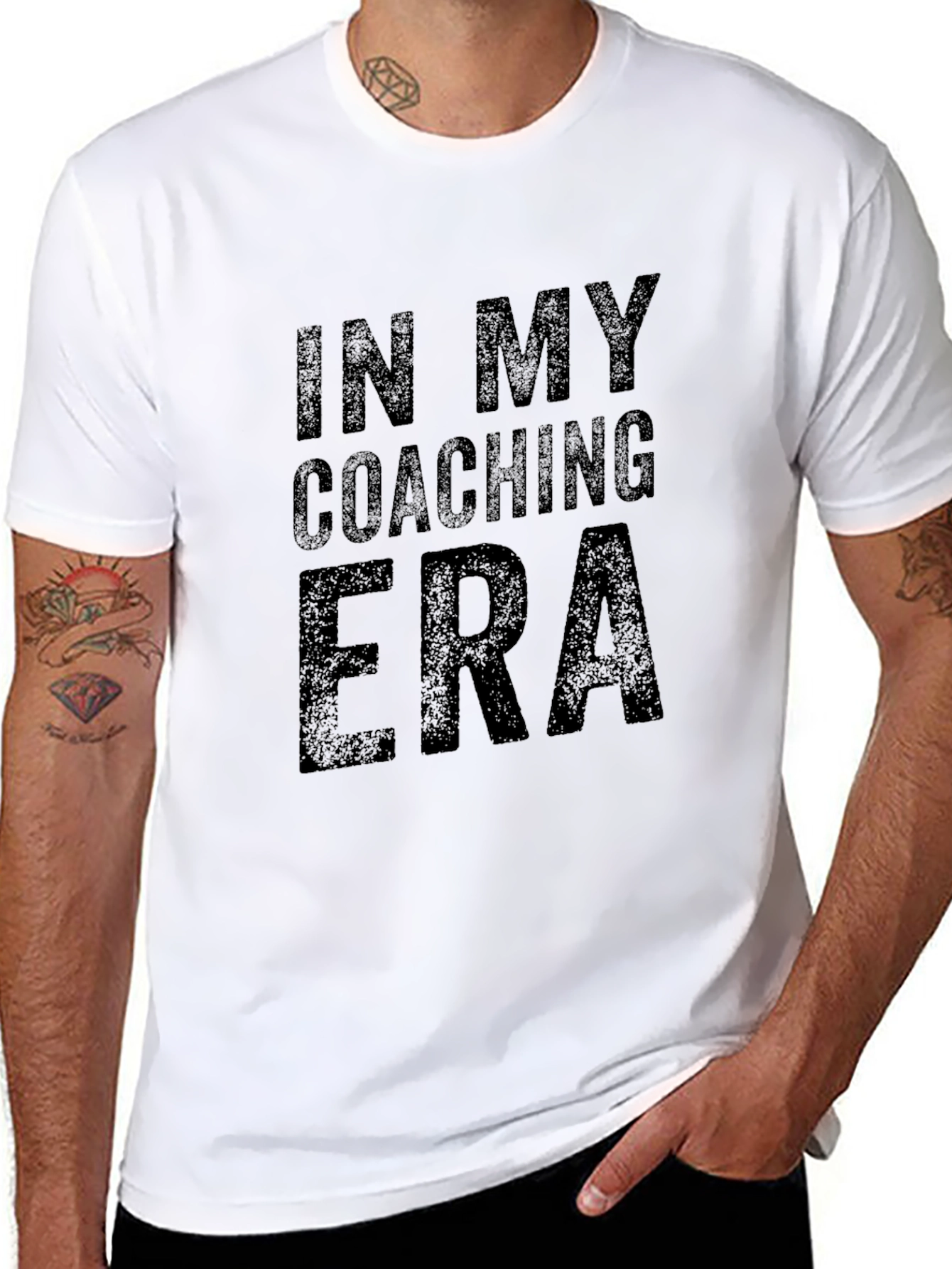In My Coaching Era Black T-Shirt