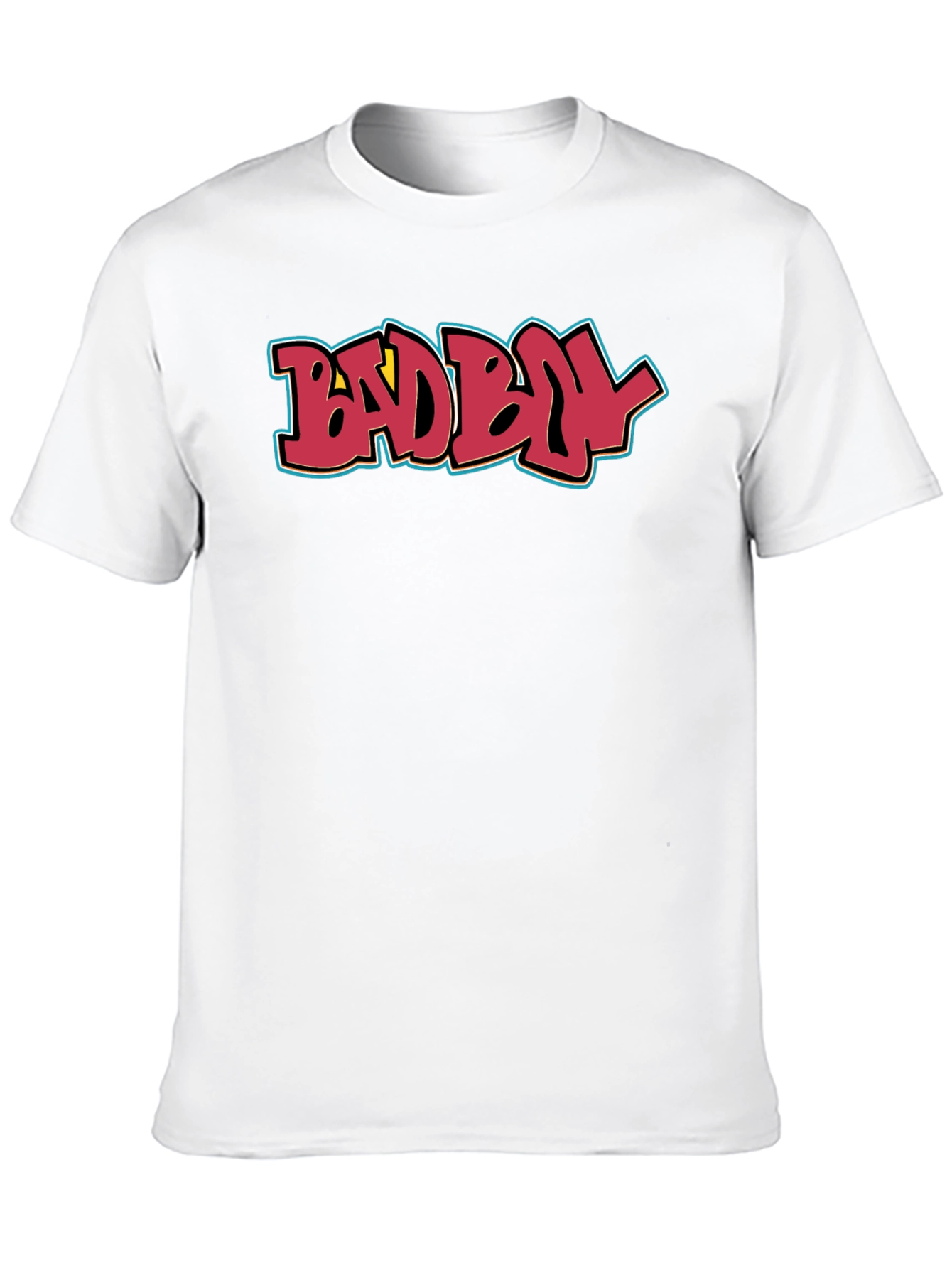 Bad Boy Graphic Tee - Black Cotton Casual T-Shirt