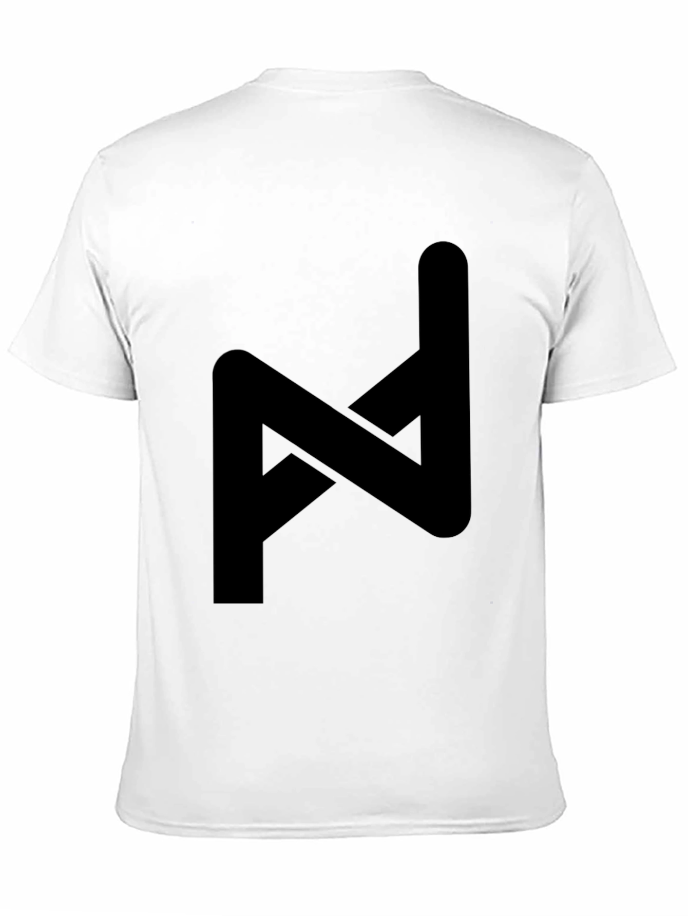 Abstract Symbol Black T-Shirt - Modern Style