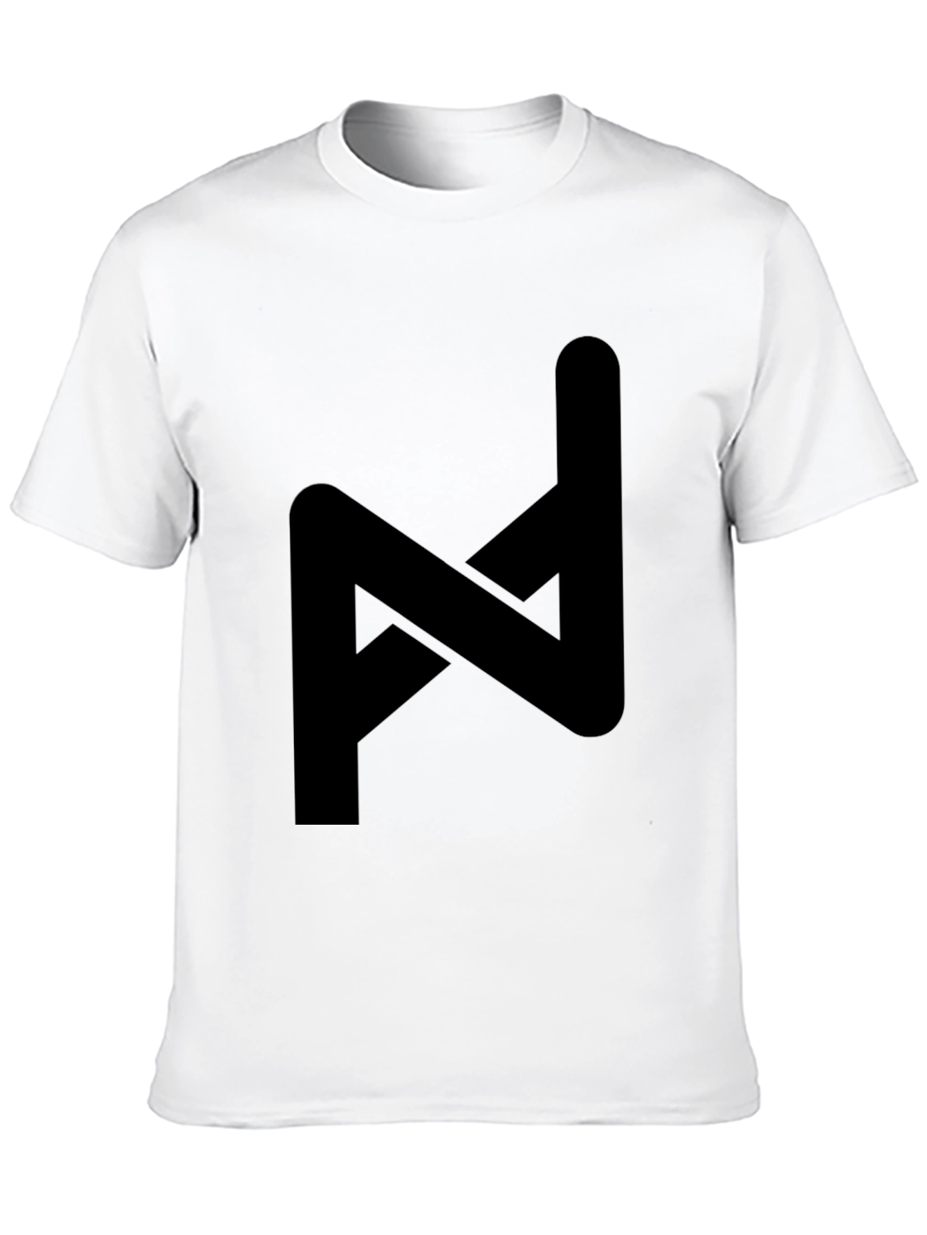 Abstract Symbol Black T-Shirt - Modern Style