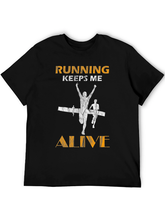 Running Keeps Me Alive Graphic Tee
