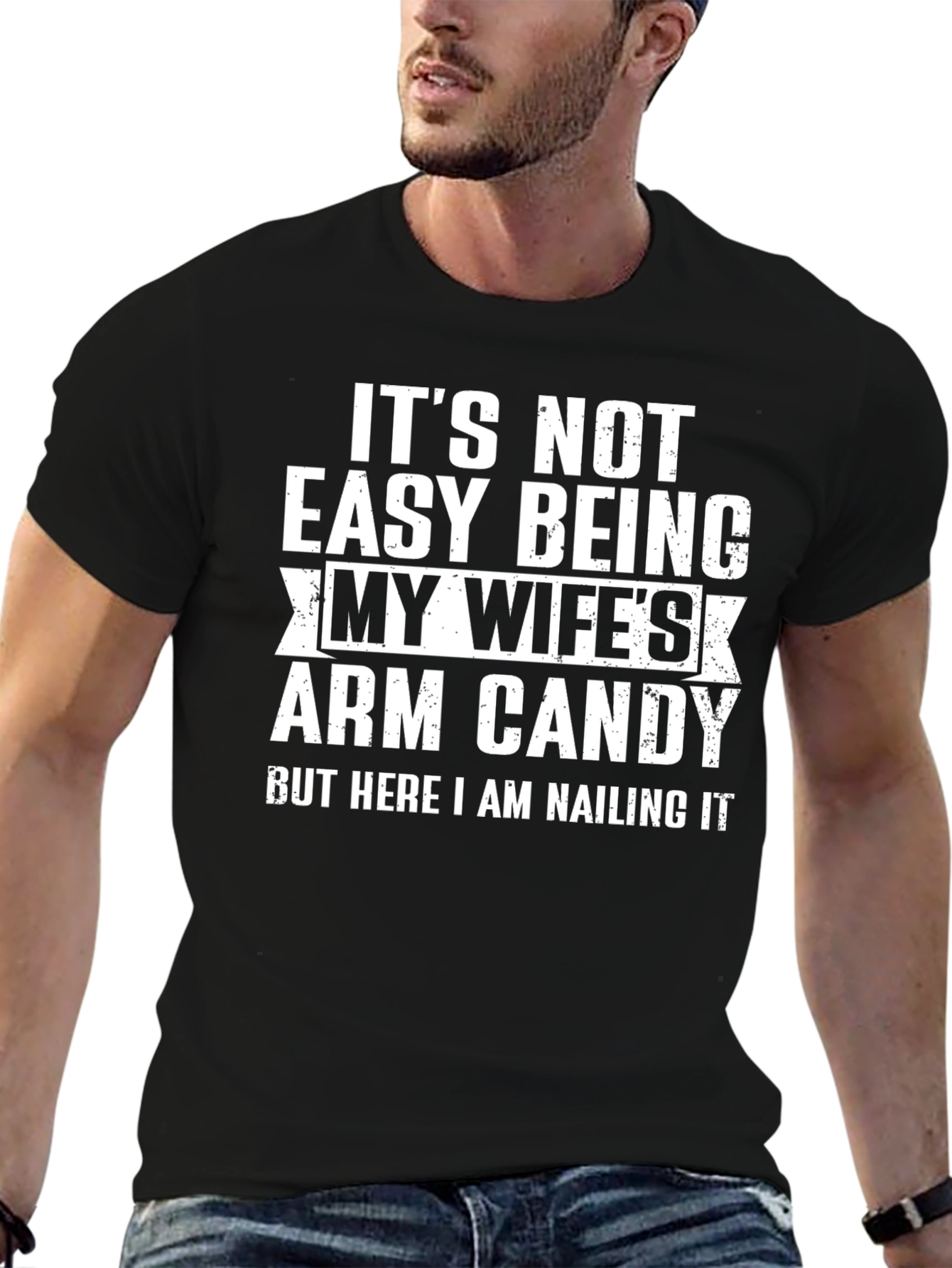 Husbands Arm Candy Graphic Tee