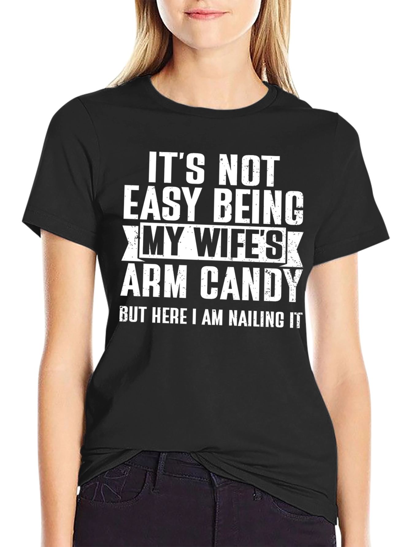 Husbands Arm Candy Graphic Tee
