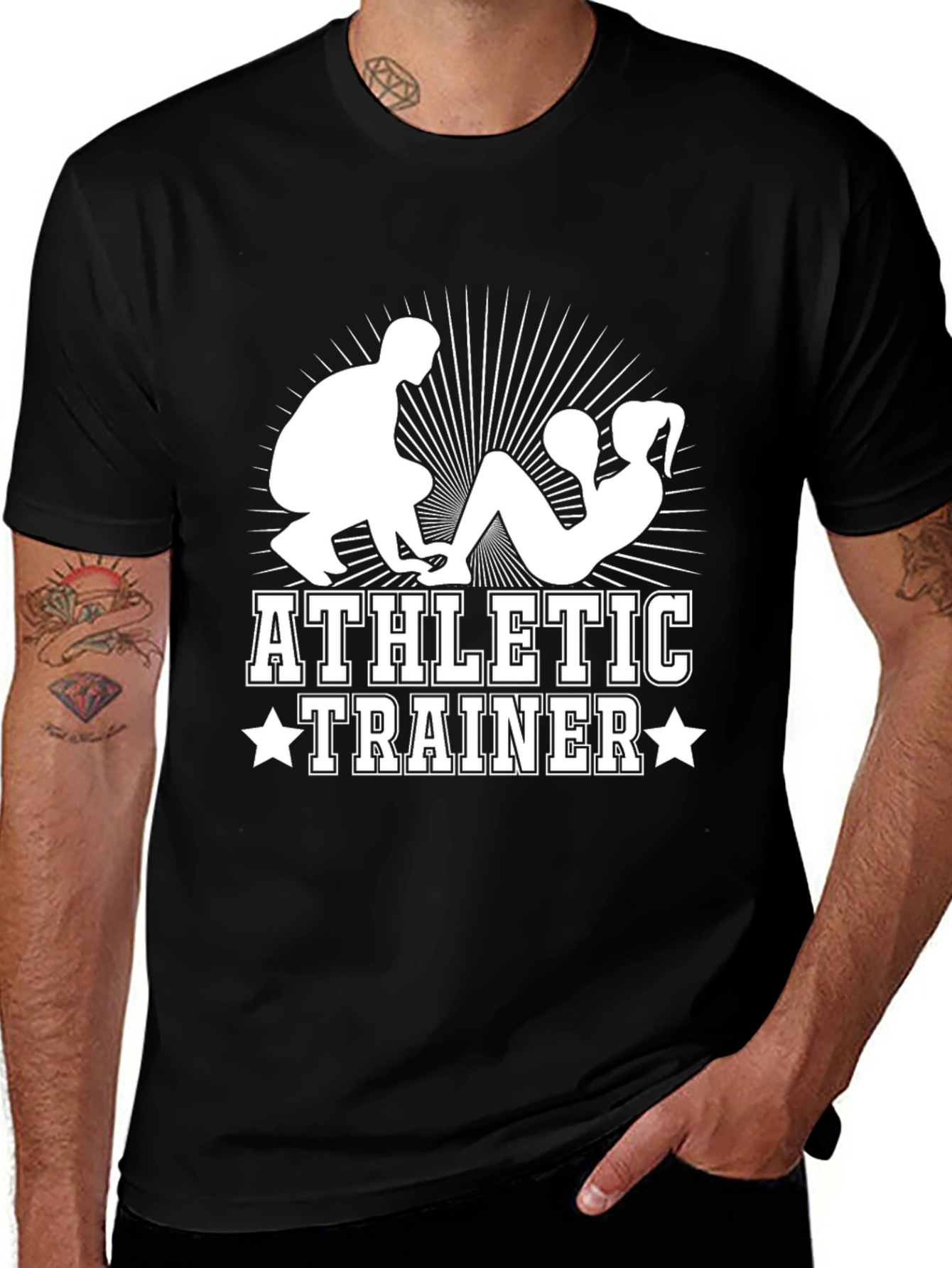 Athletic Trainer T-Shirt - Workout Partner Tee