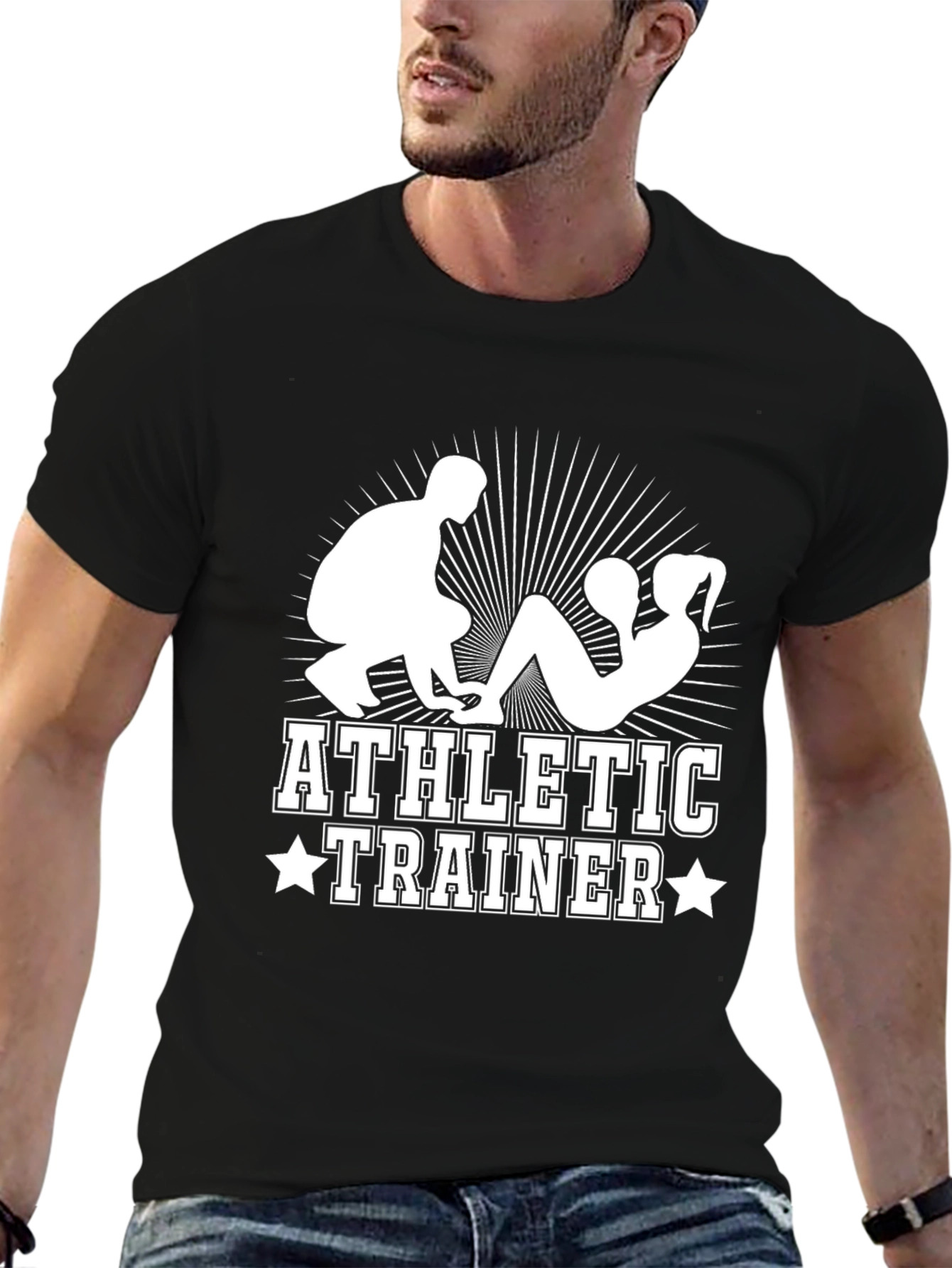 Athletic Trainer T-Shirt - Workout Partner Tee