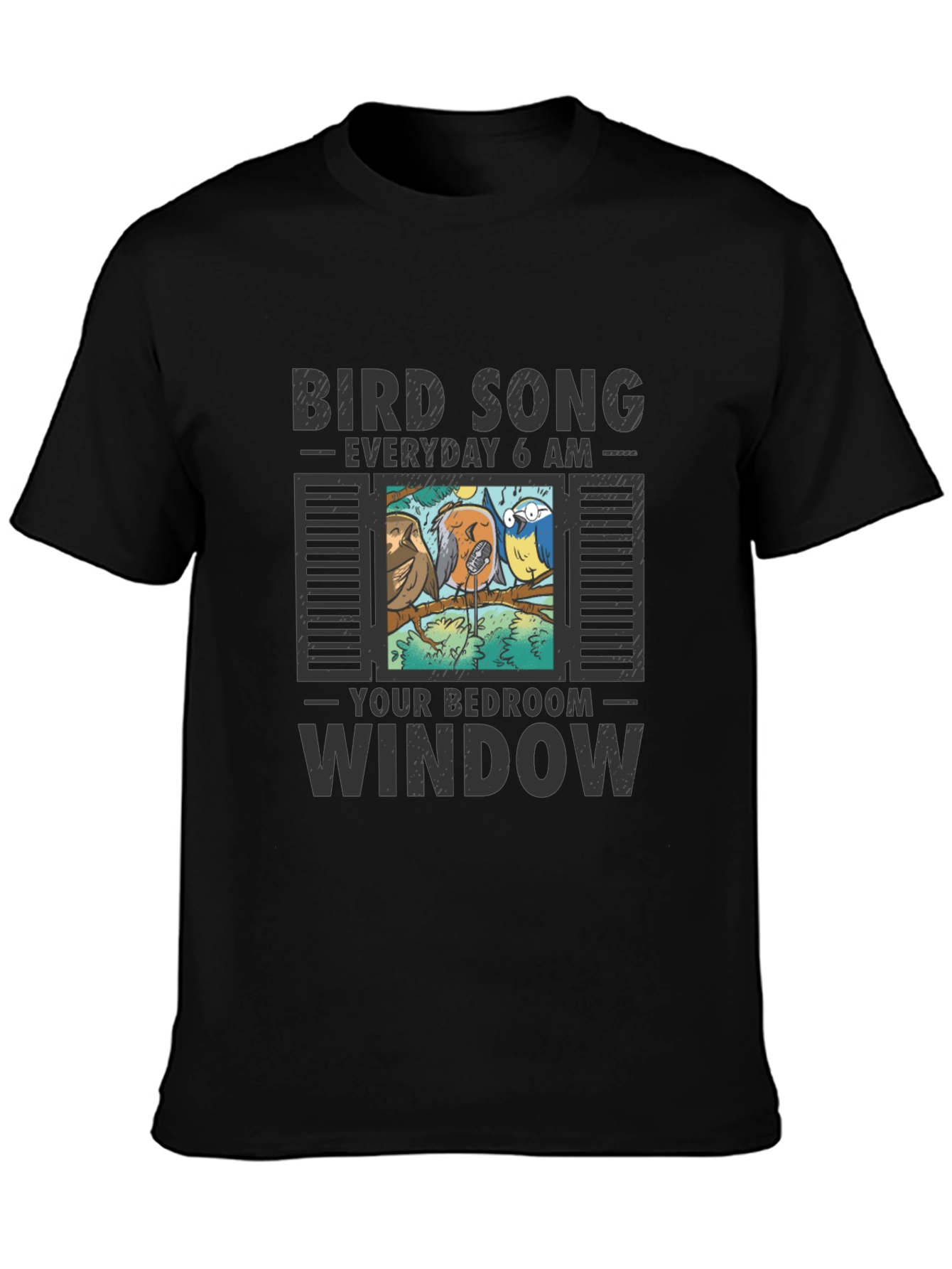 Bird Song Window T-Shirt