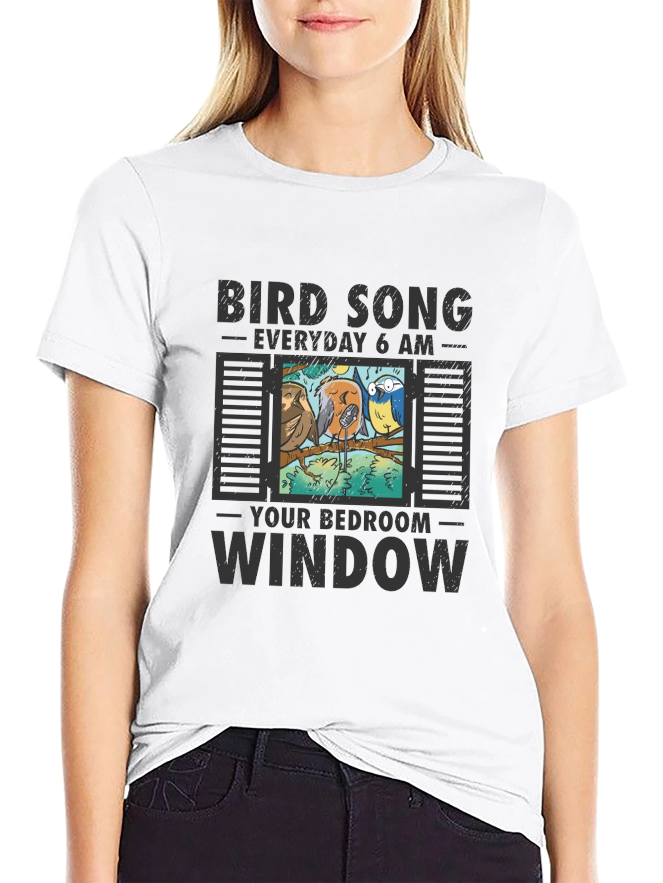 Bird Song Window T-Shirt