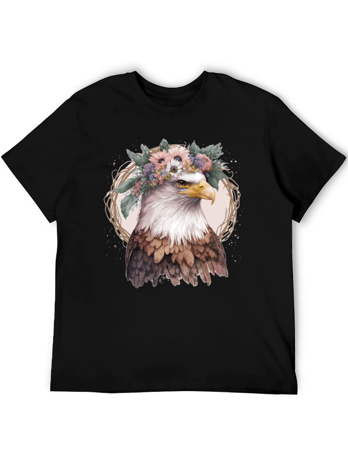 Eagle with Flowers T-Shirt