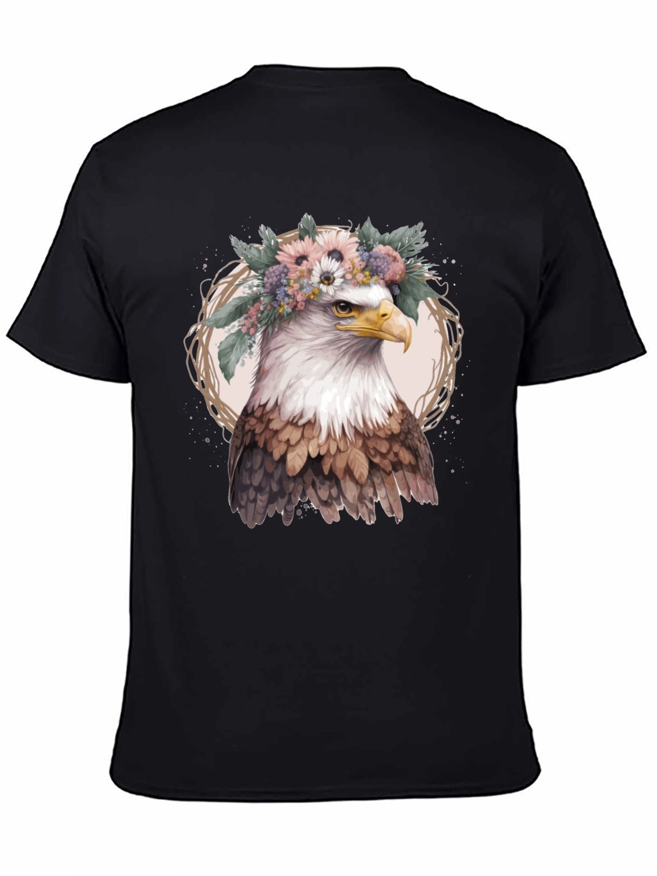 Eagle with Flowers T-Shirt