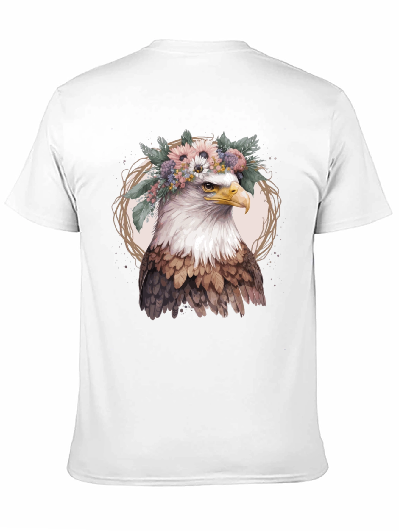 Eagle with Flowers T-Shirt