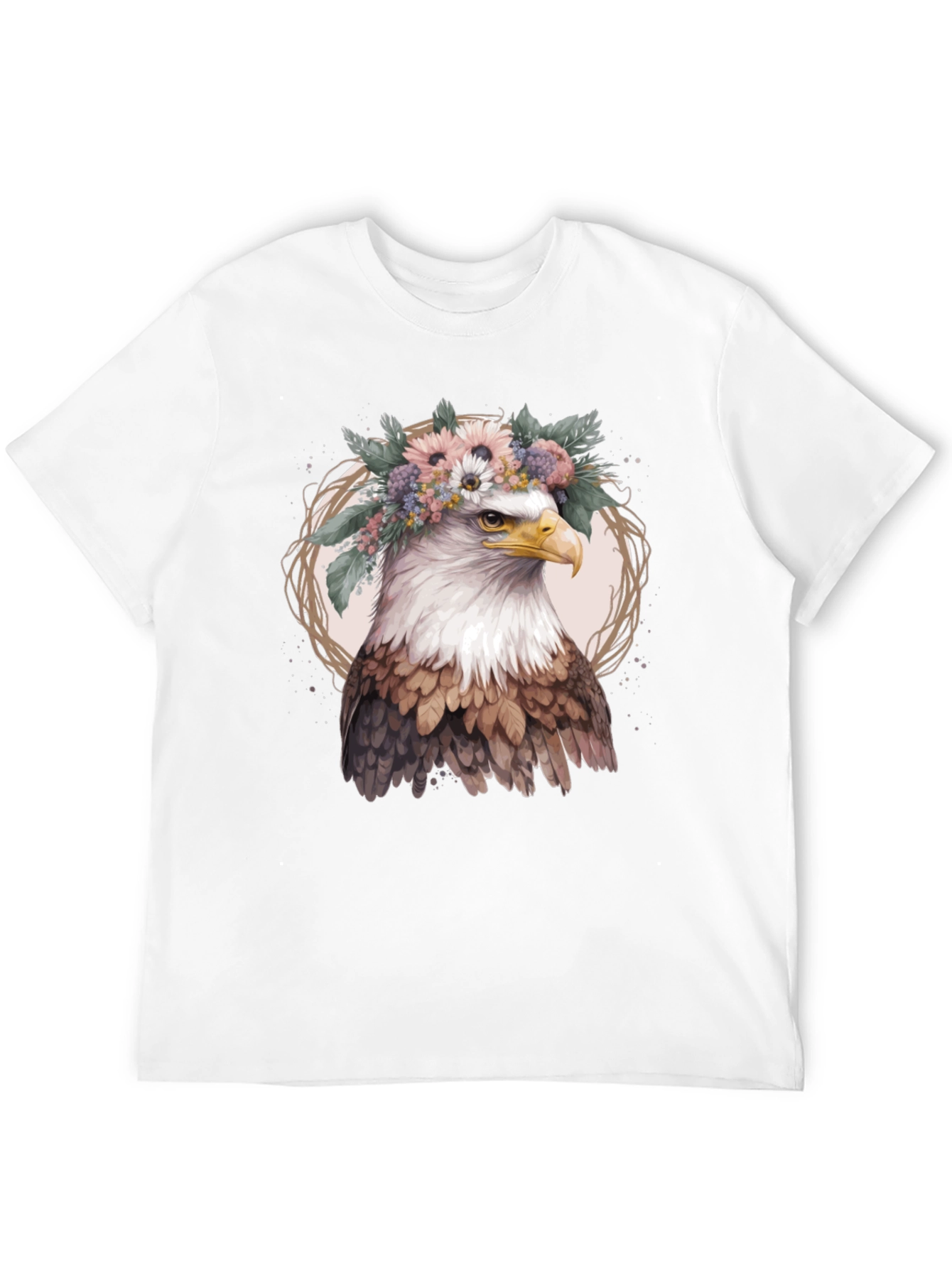 Eagle with Flowers T-Shirt