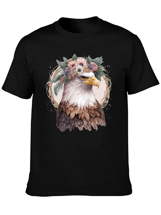Eagle with Flowers T-Shirt