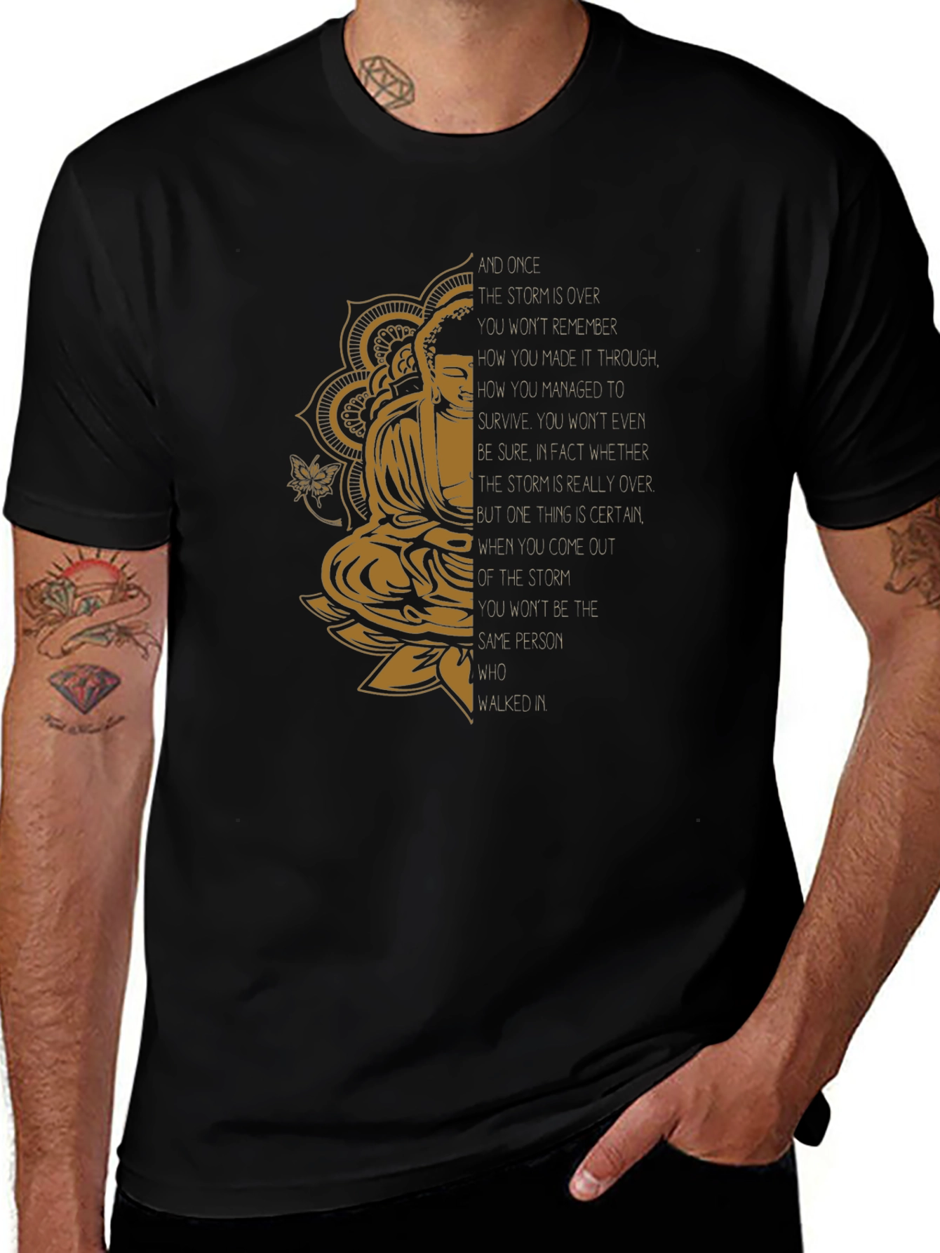 Buddha Wisdom Graphic T-Shirt - Unisex