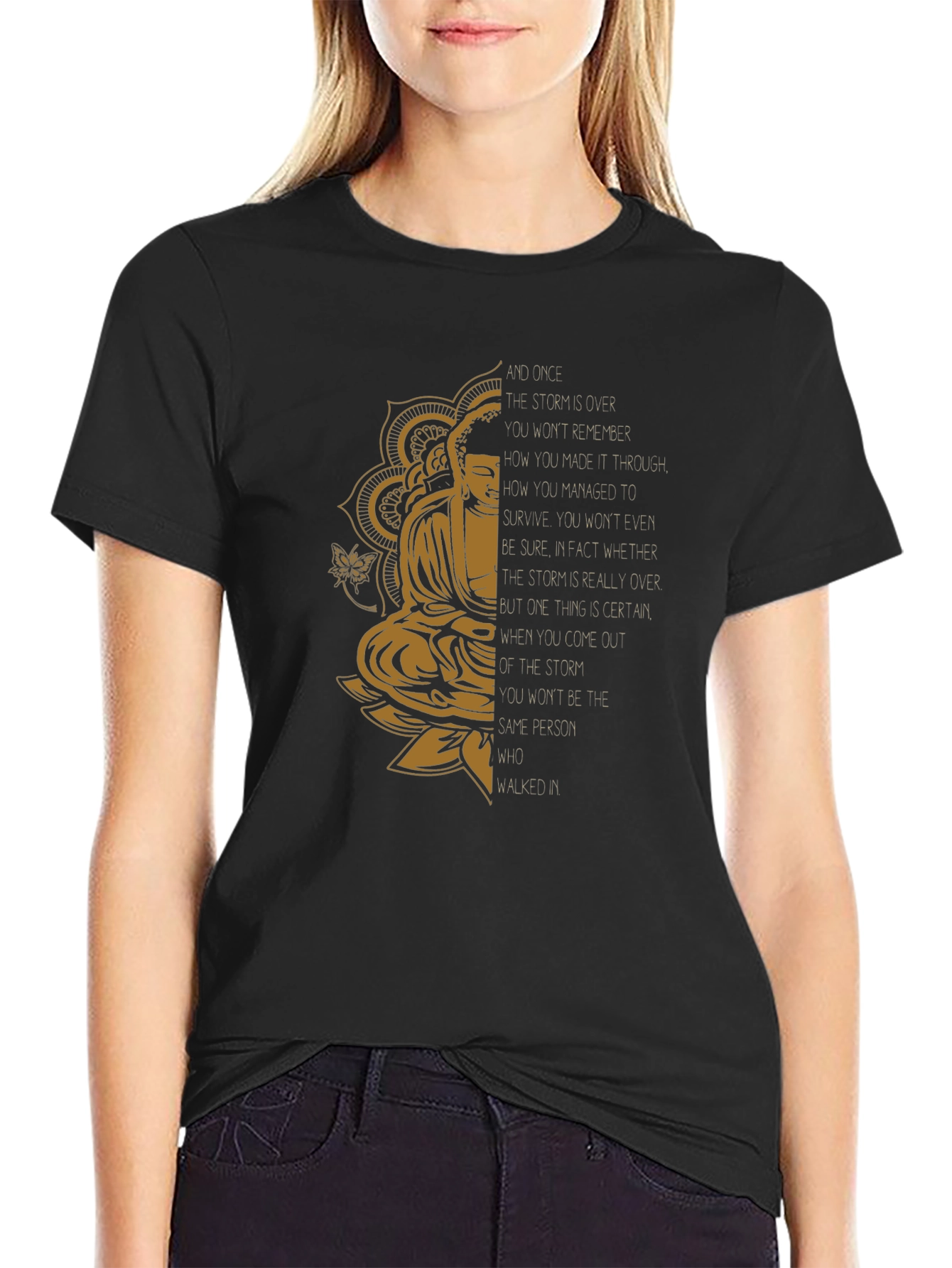 Buddha Wisdom Graphic T-Shirt - Unisex