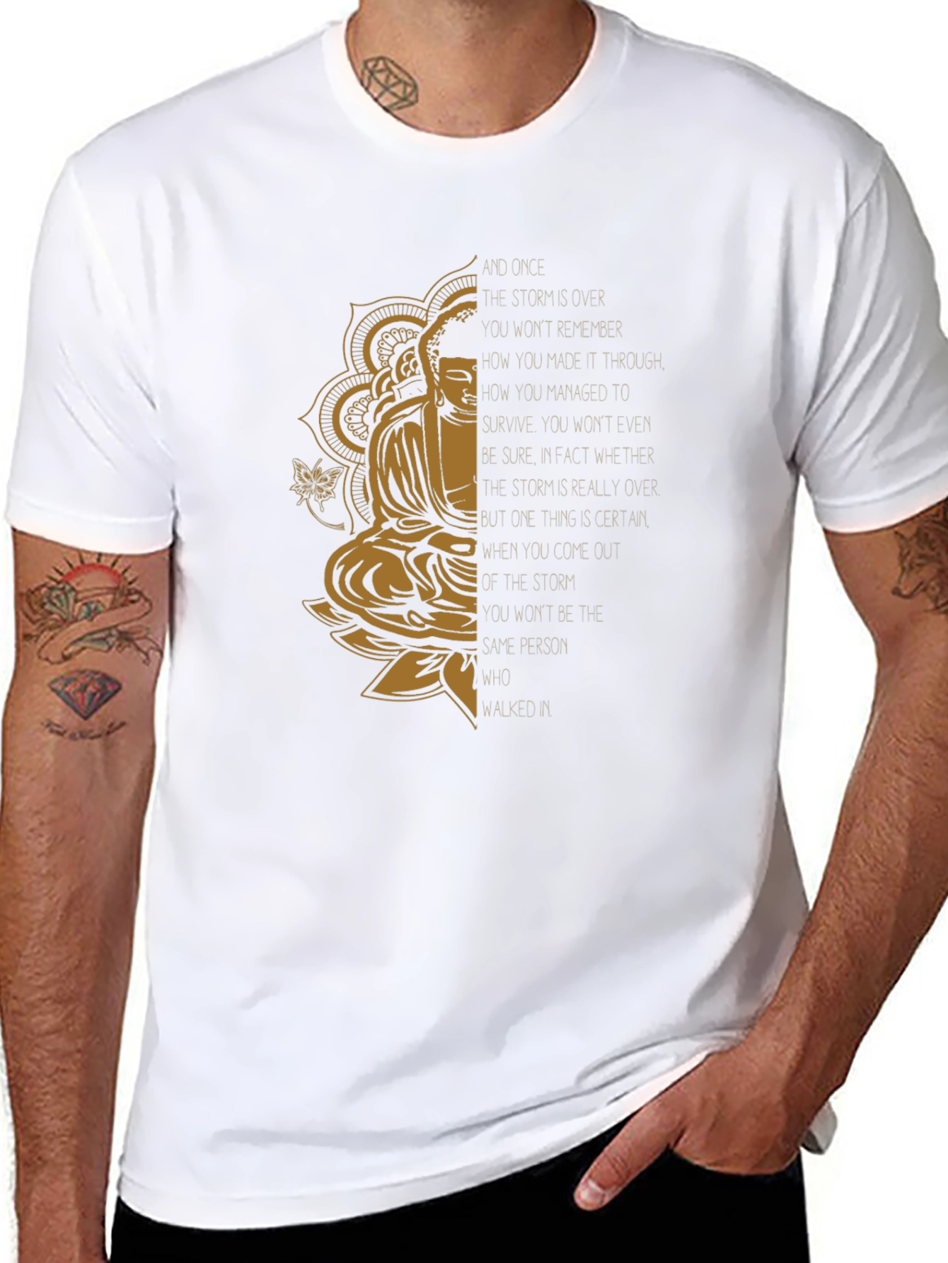 Buddha Wisdom Graphic T-Shirt - Unisex