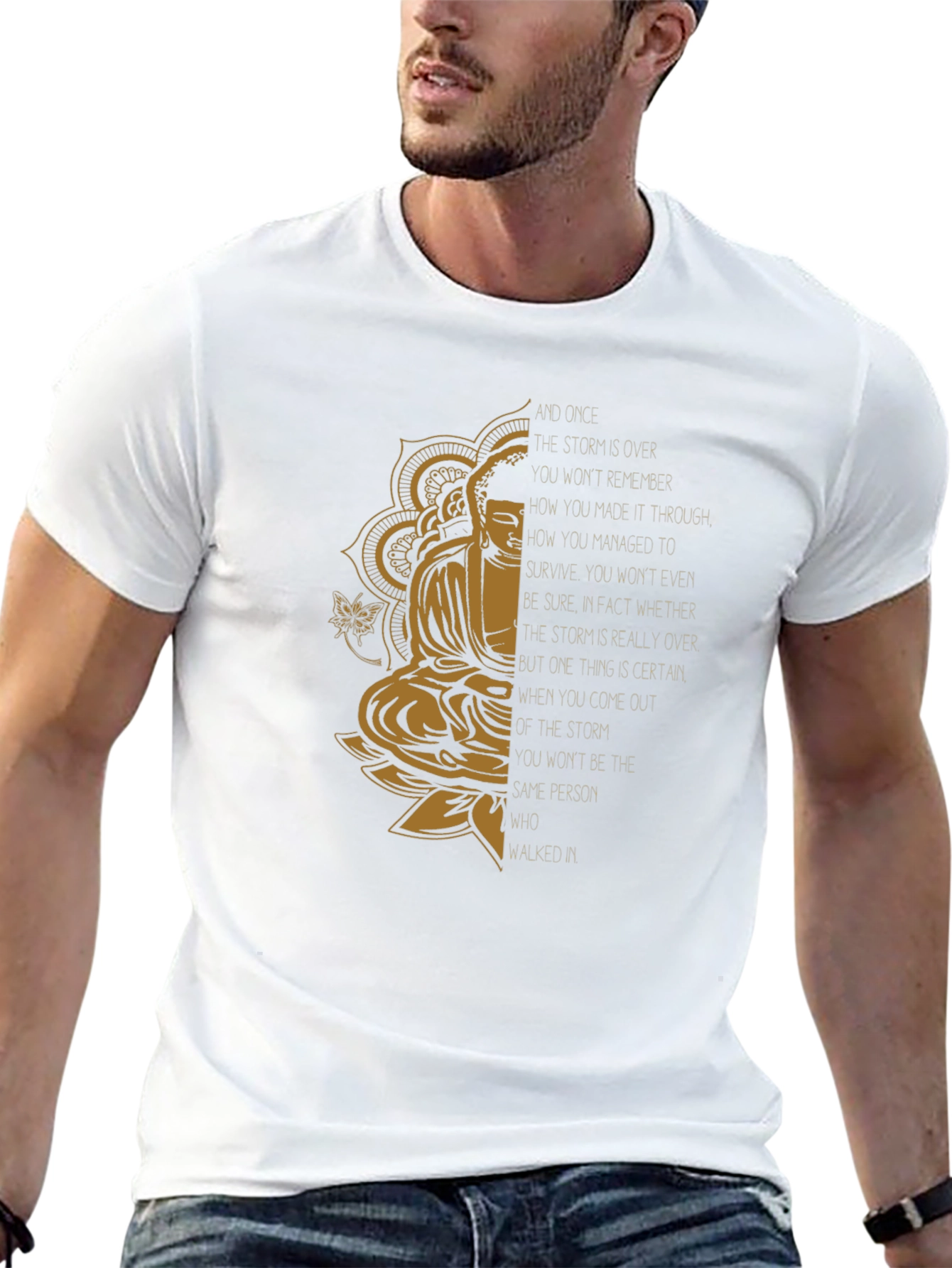 Buddha Wisdom Graphic T-Shirt - Unisex