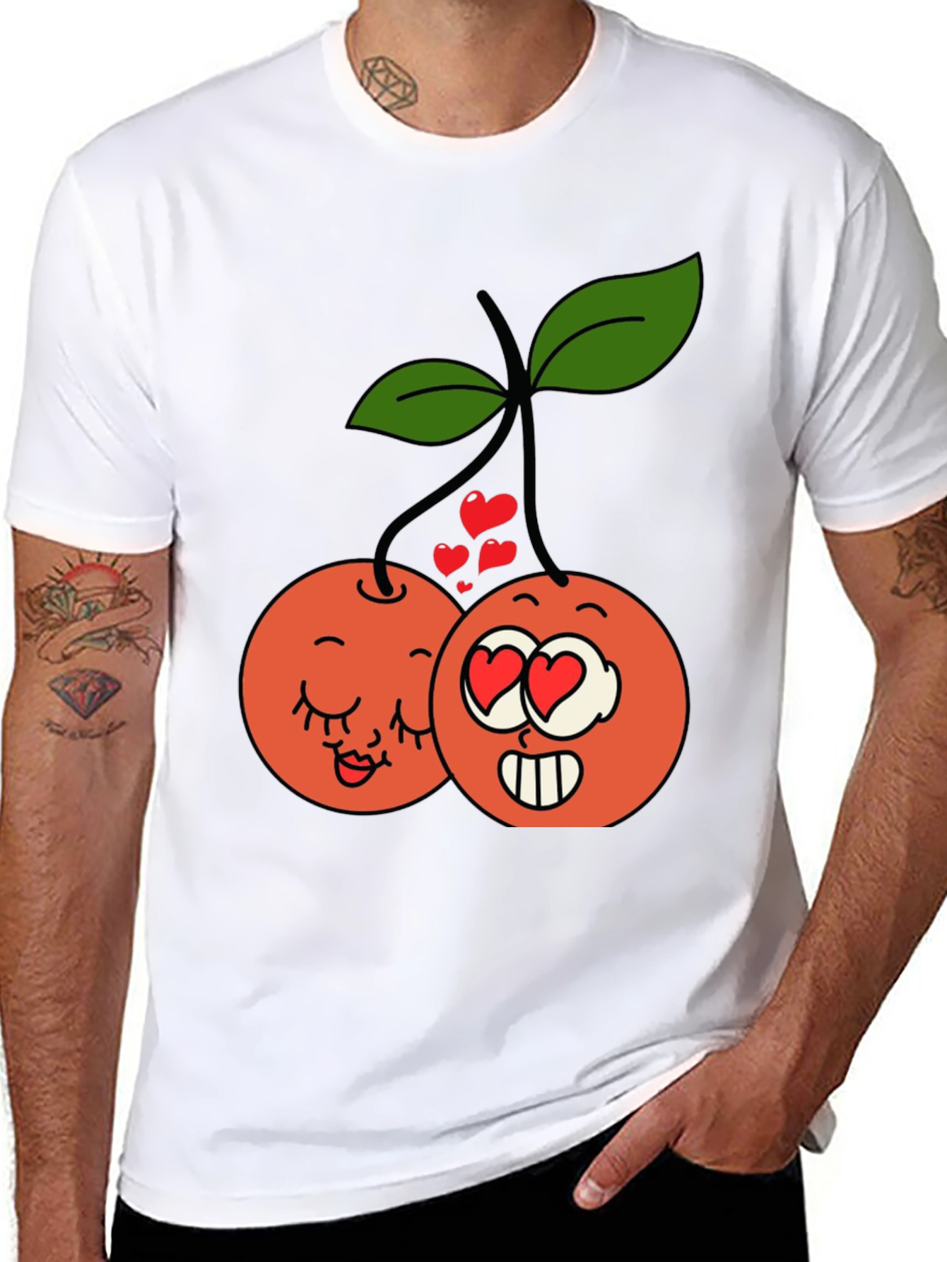 Cherries in Love Graphic T-Shirt