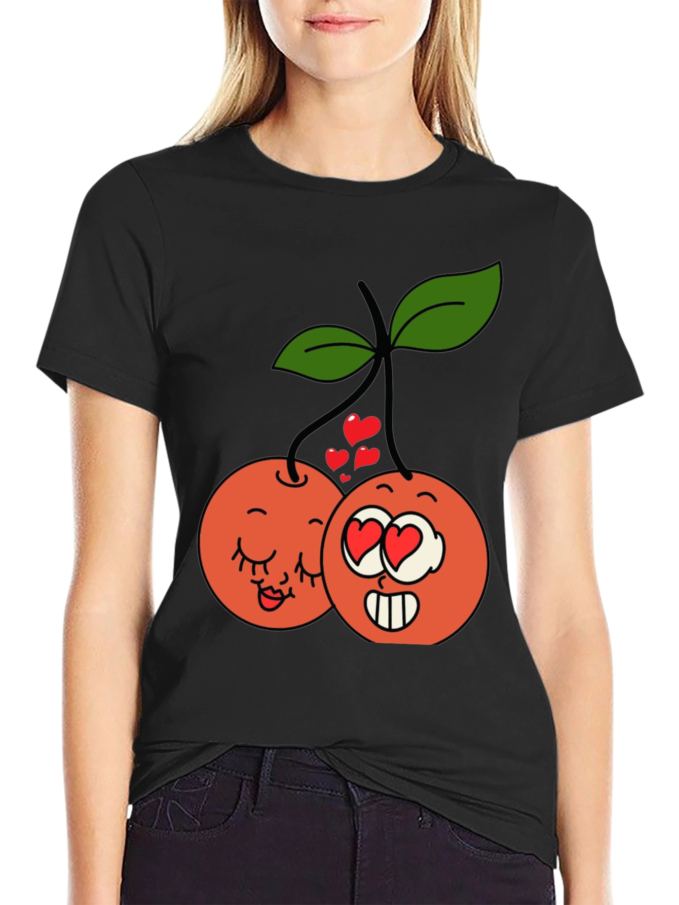 Cherries in Love Graphic T-Shirt