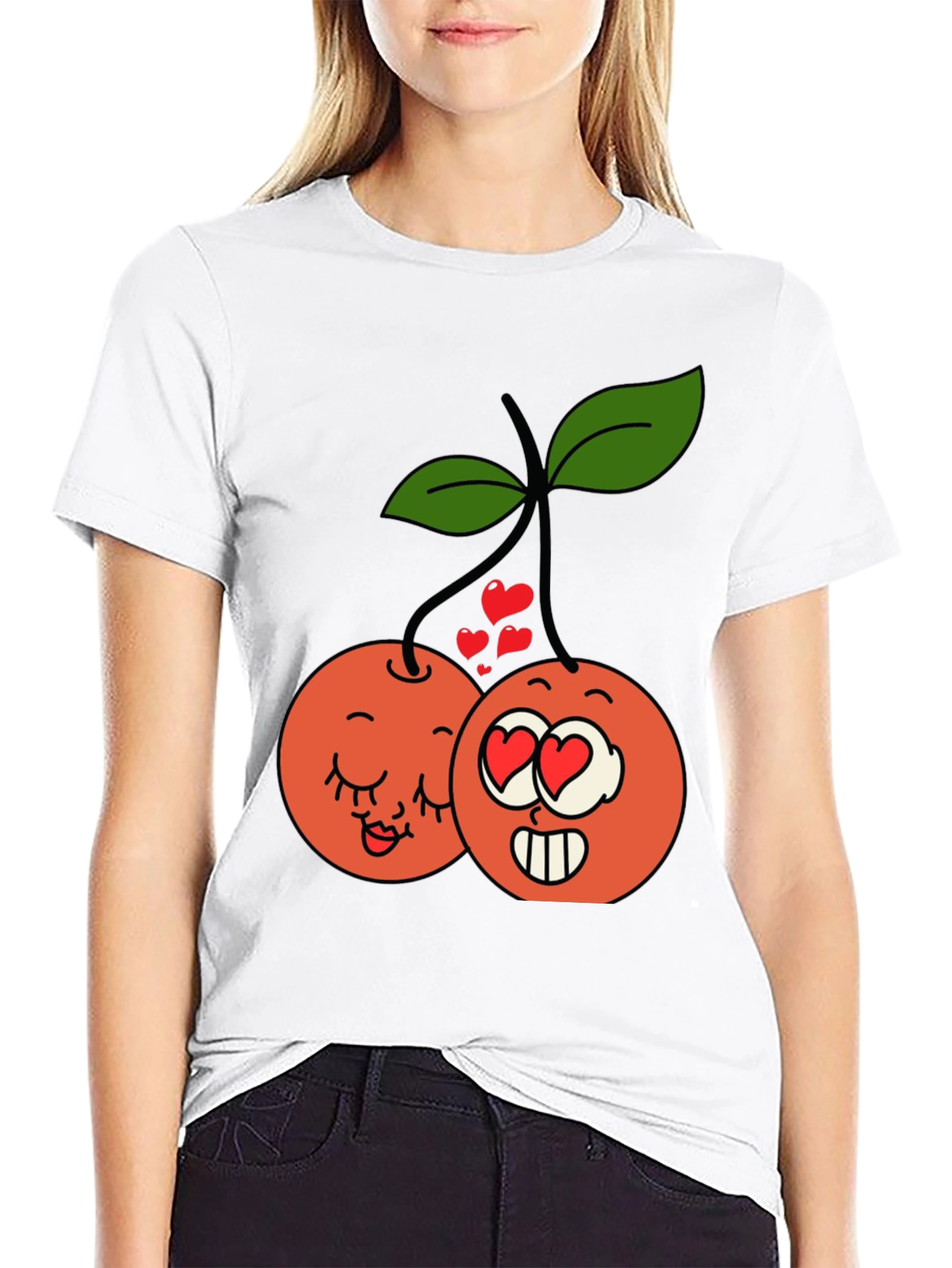 Cherries in Love Graphic T-Shirt