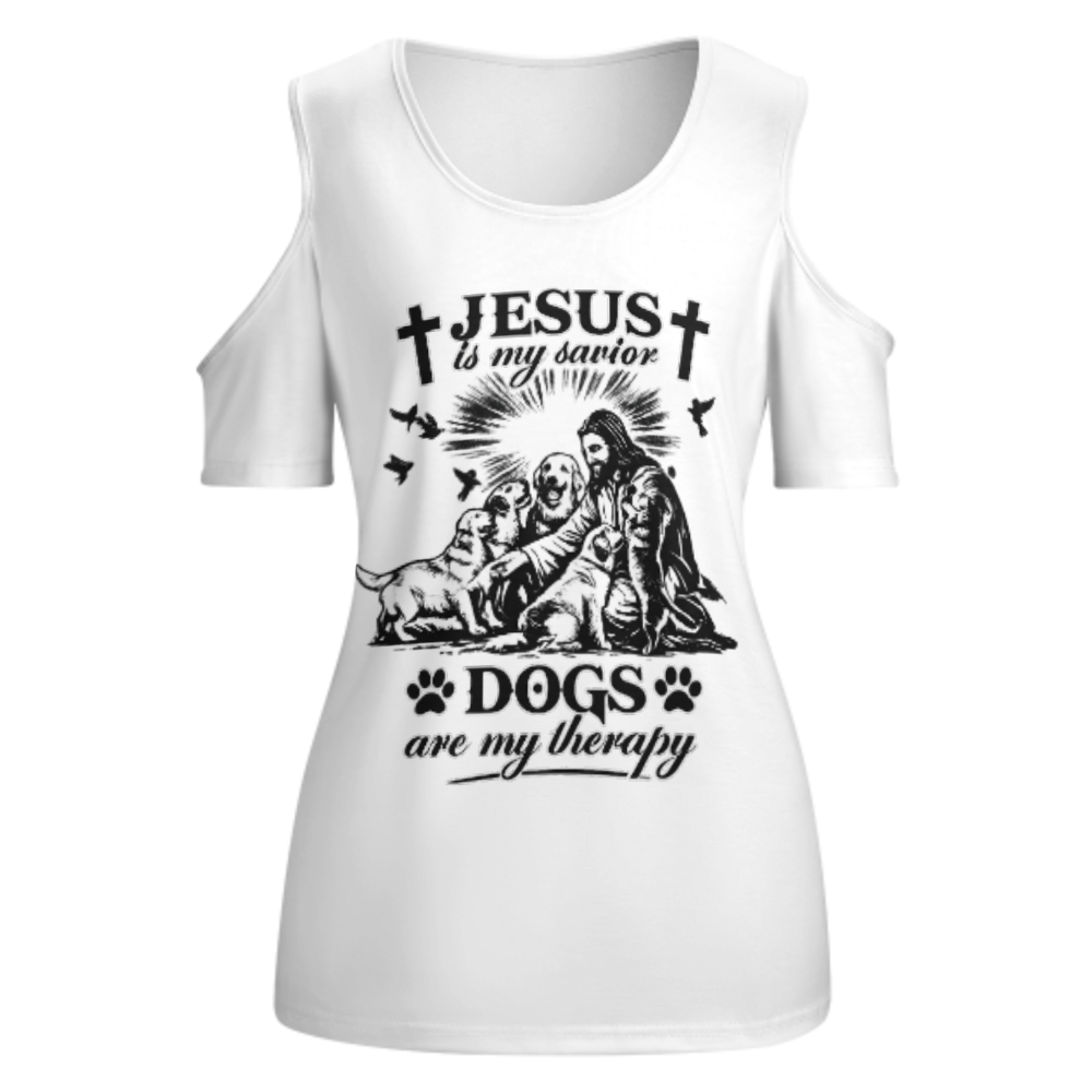 Faith and Dogs Graphic Tee, Inspirational Christian Dog Lover Shirt, Vintage Religious Quote T-Shirt, Meaningful Casual Graphic Top(z720)