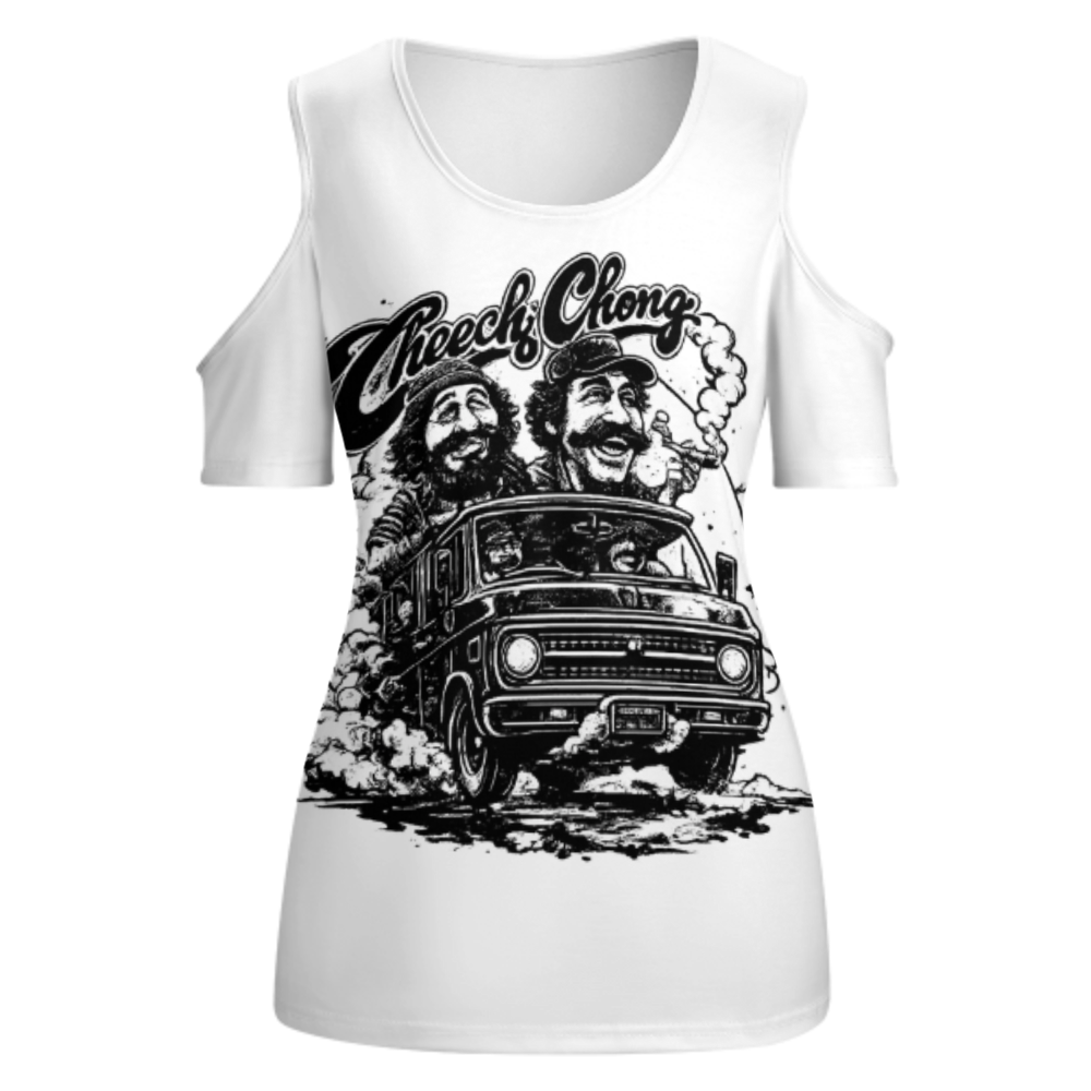 Retro Van Graphic Tee, Vintage Road Trip Shirt, Classic Smoke Style Streetwear, Funny Vintage Inspired Graphic Top, Women’s Casual Statement Tee(z715)
