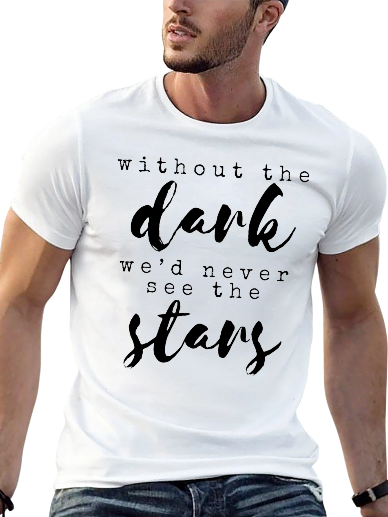Inspirational Stars Graphic T-Shirt
