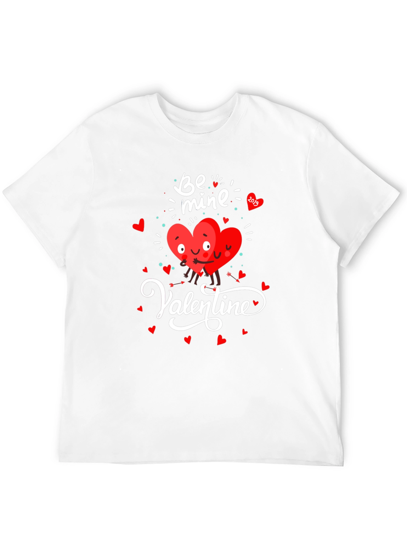 Valentines Day Heart Graphic T-Shirt