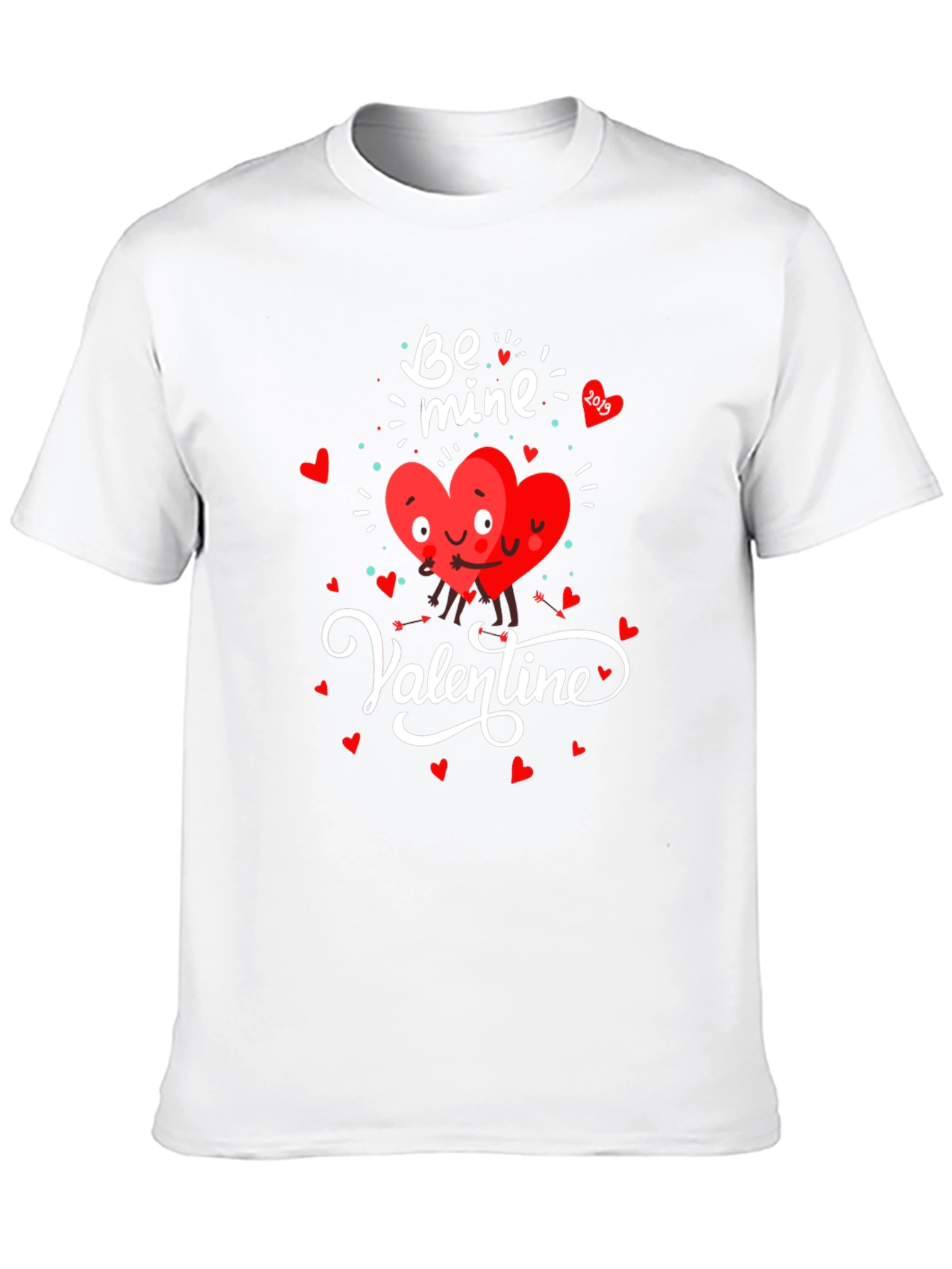 Valentines Day Heart Graphic T-Shirt
