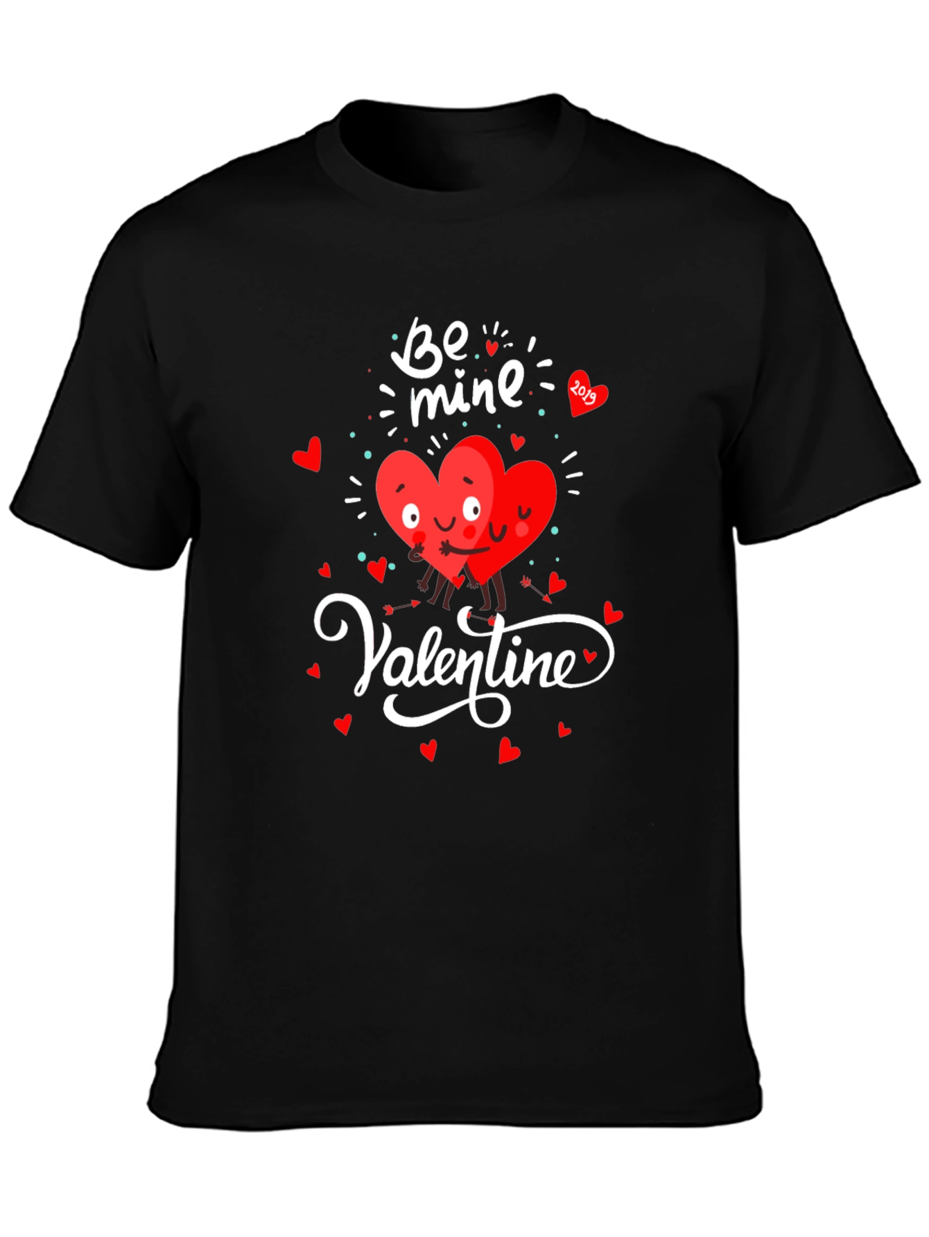 Valentines Day Heart Graphic T-Shirt