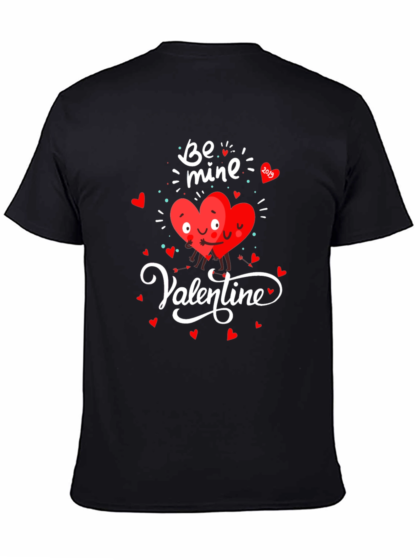 Valentines Day Heart Graphic T-Shirt