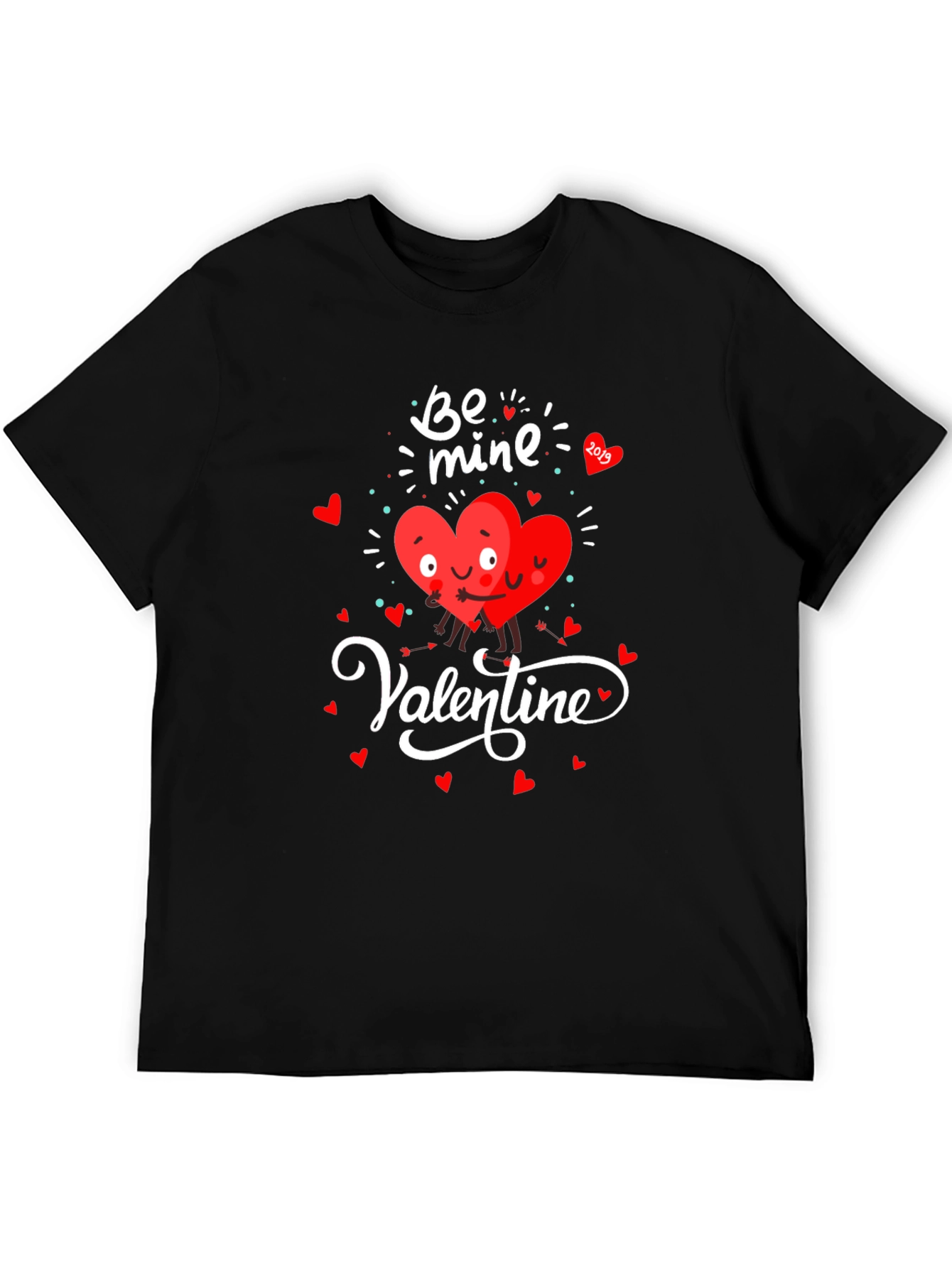 Valentines Day Heart Graphic T-Shirt