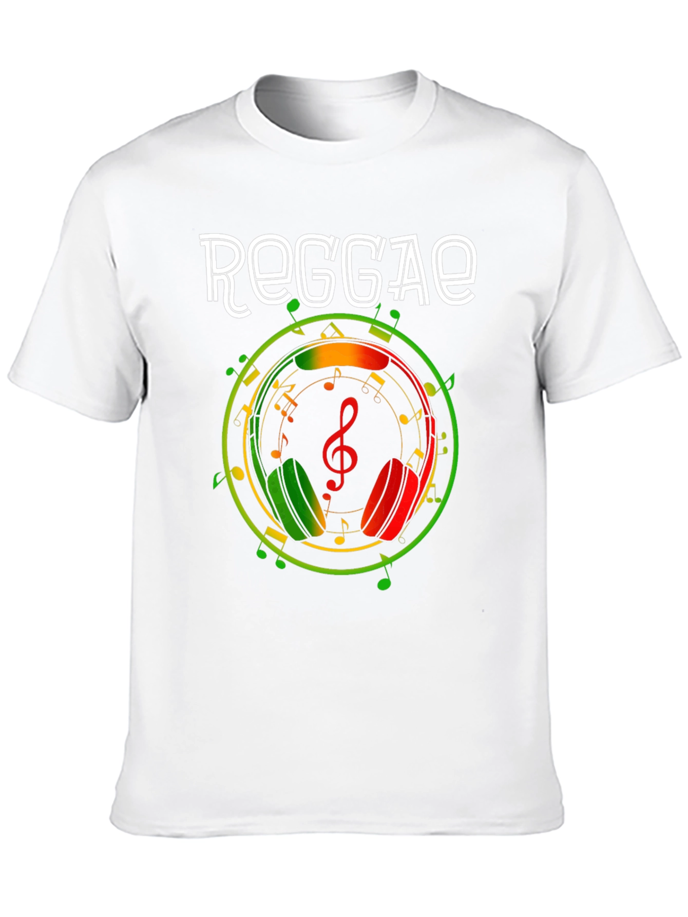 Reggae Music Headphones T-Shirt