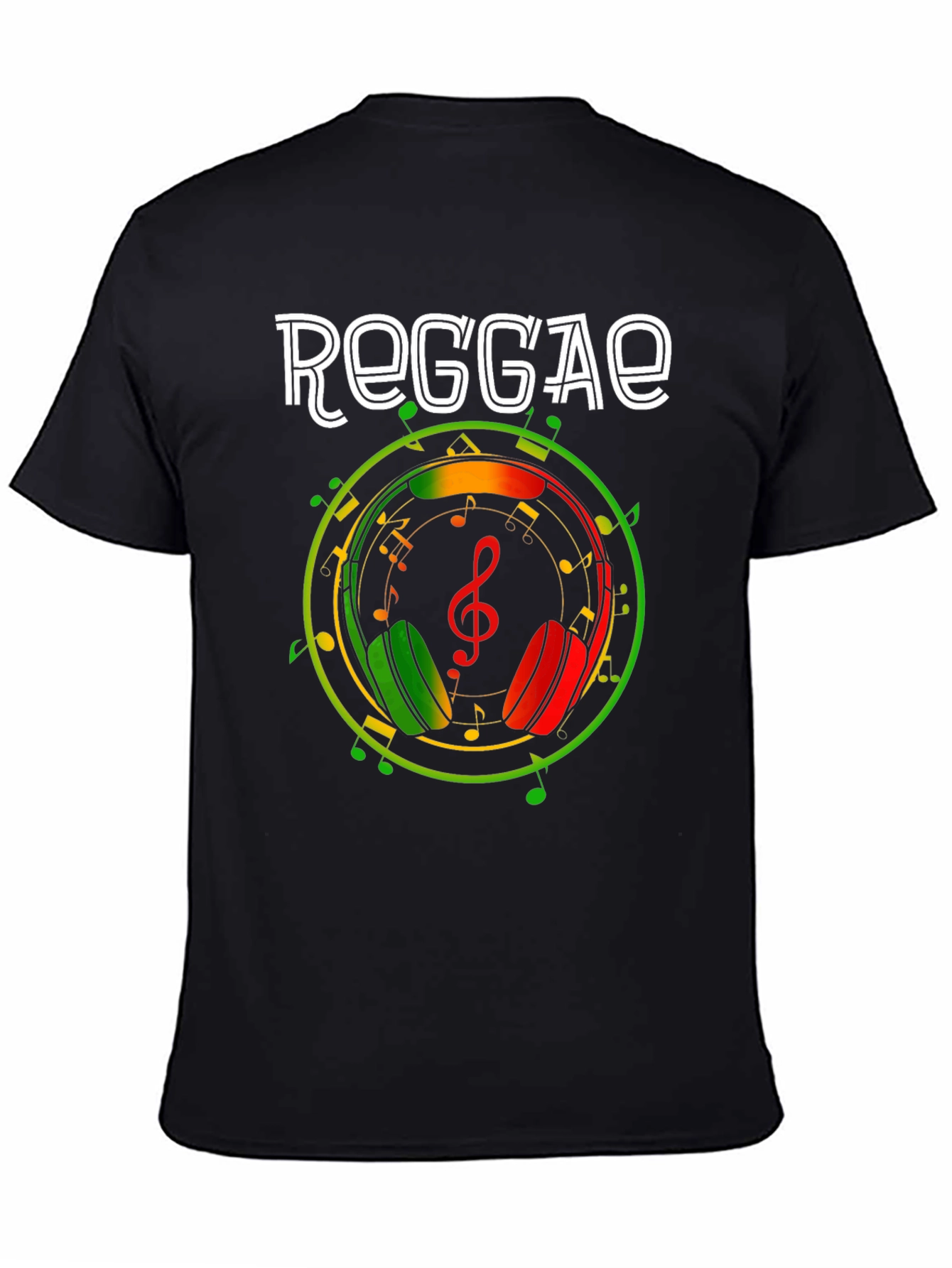 Reggae Music Headphones T-Shirt