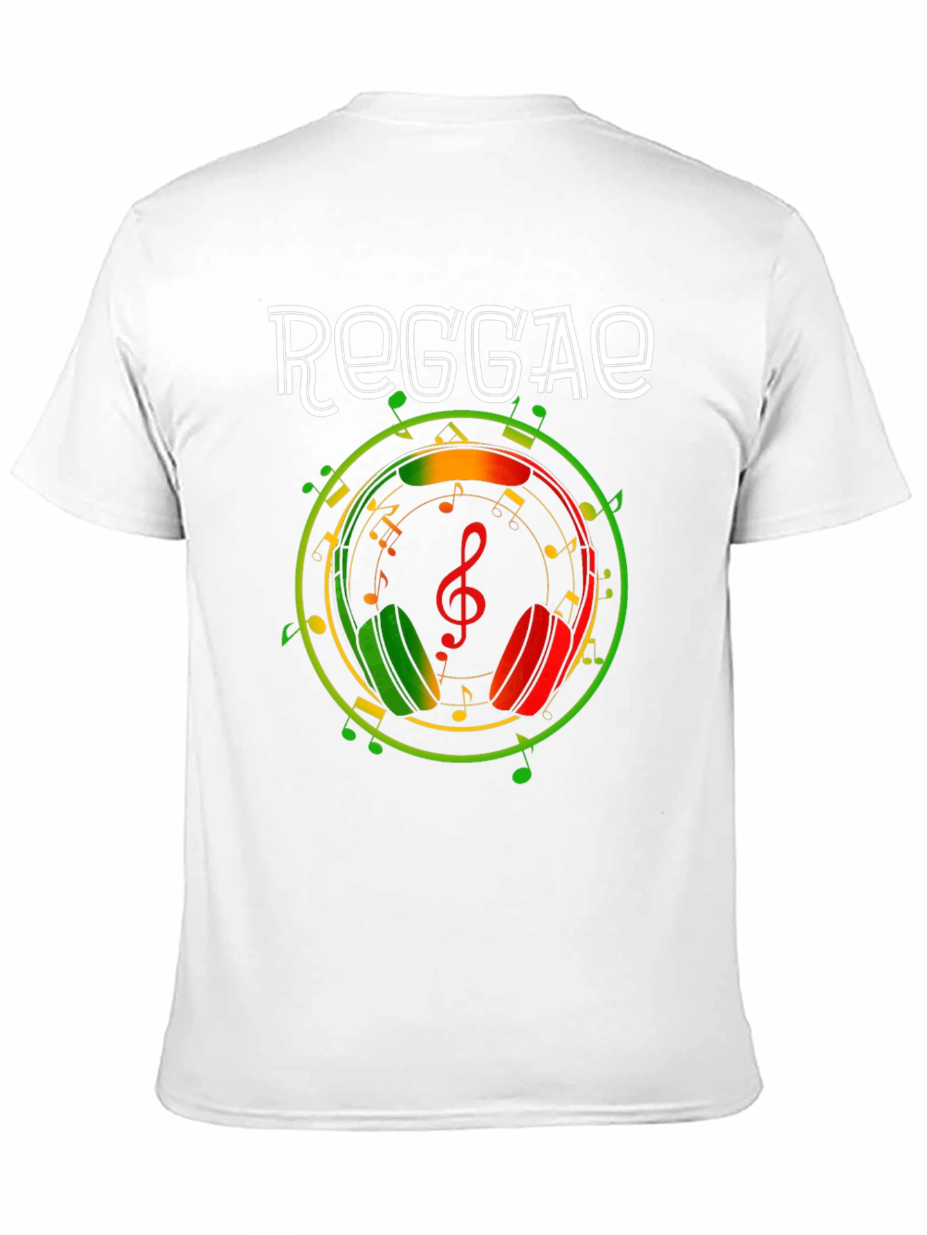 Reggae Music Headphones T-Shirt