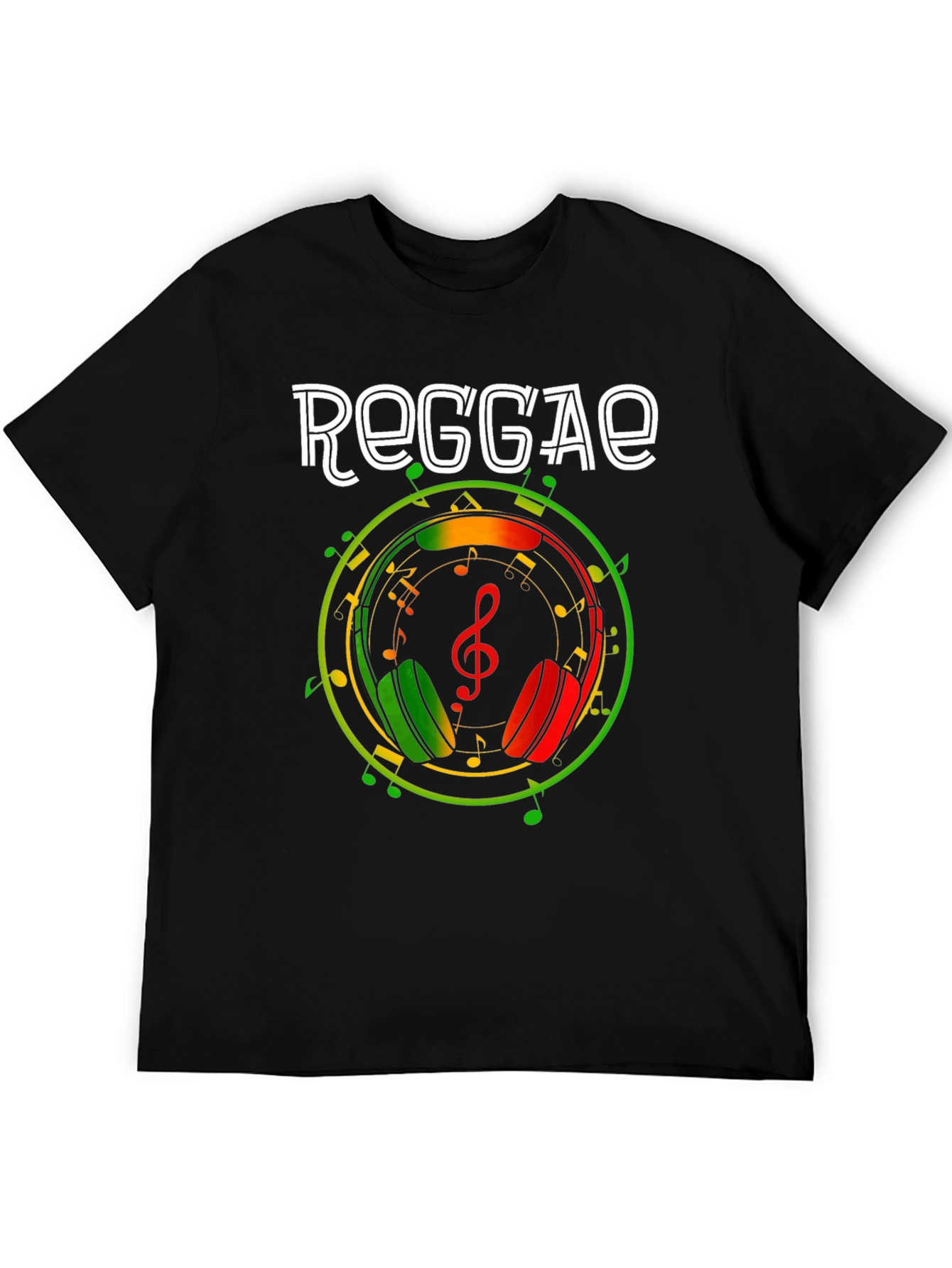 Reggae Music Headphones T-Shirt