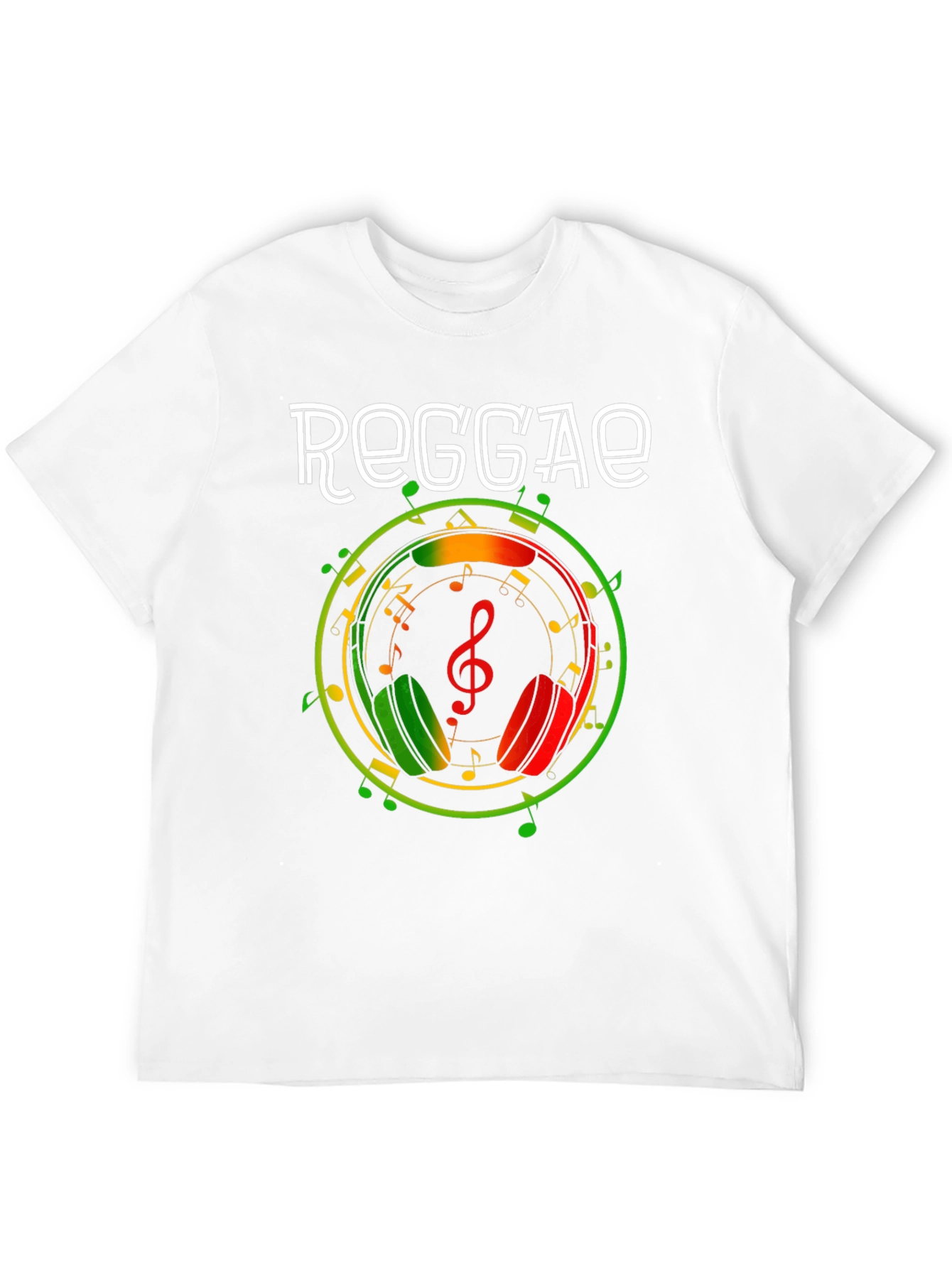 Reggae Music Headphones T-Shirt