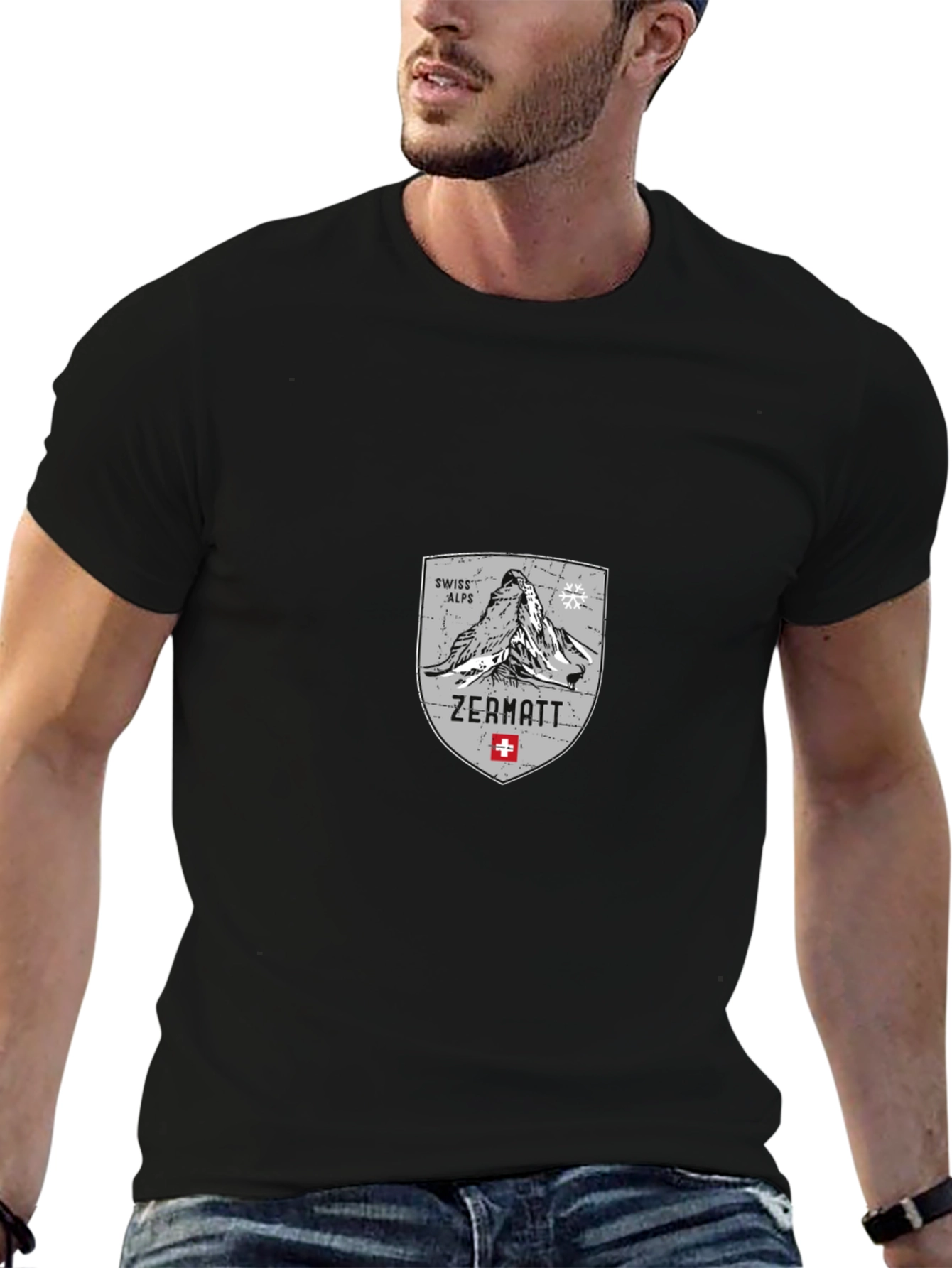 Zermatt Swiss Alps Graphic Tee