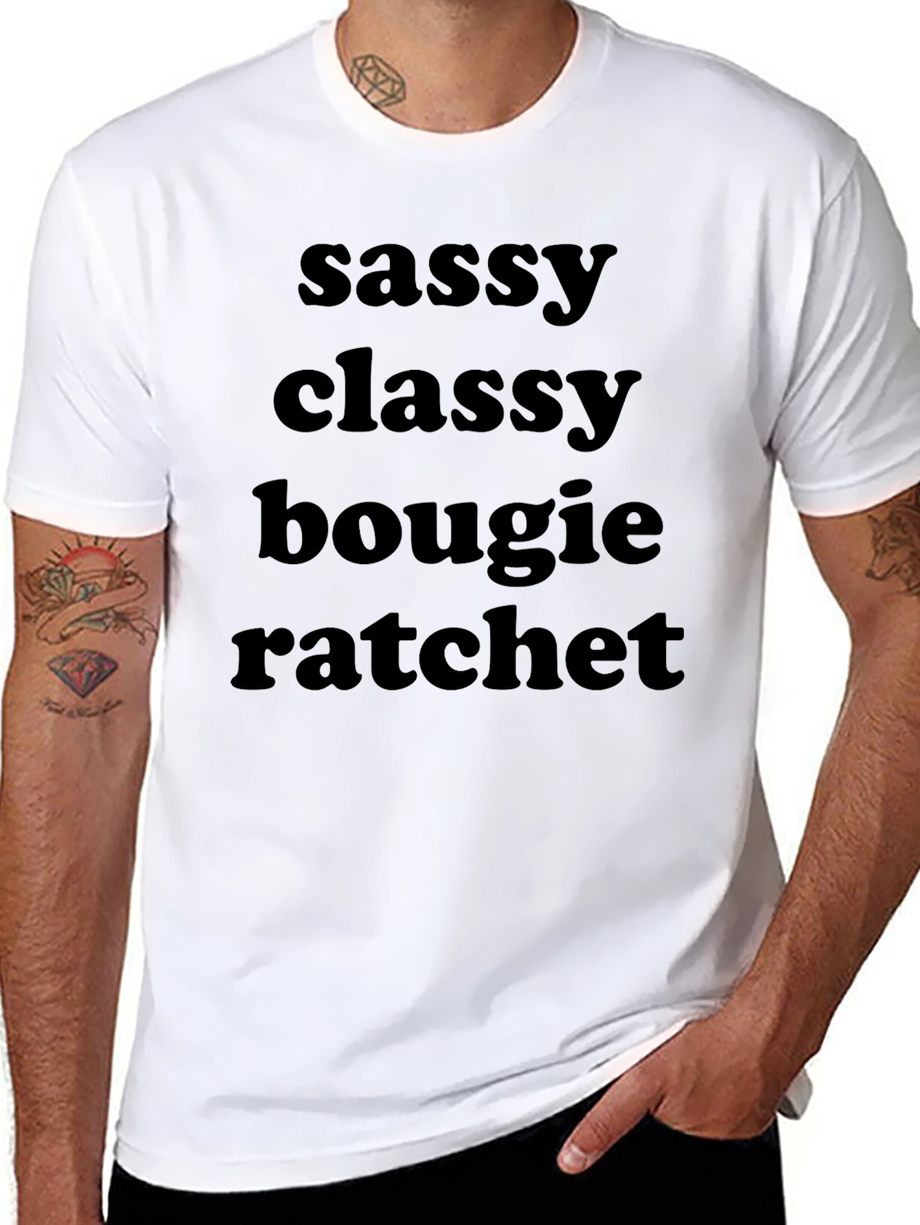Sassy Classy Bougie Ratchet Graphic Tee