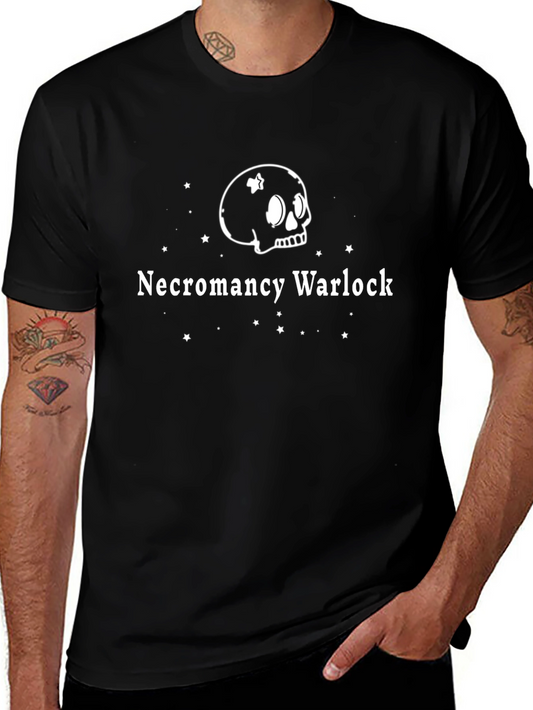 Necromancy Warlock Black T-Shirt