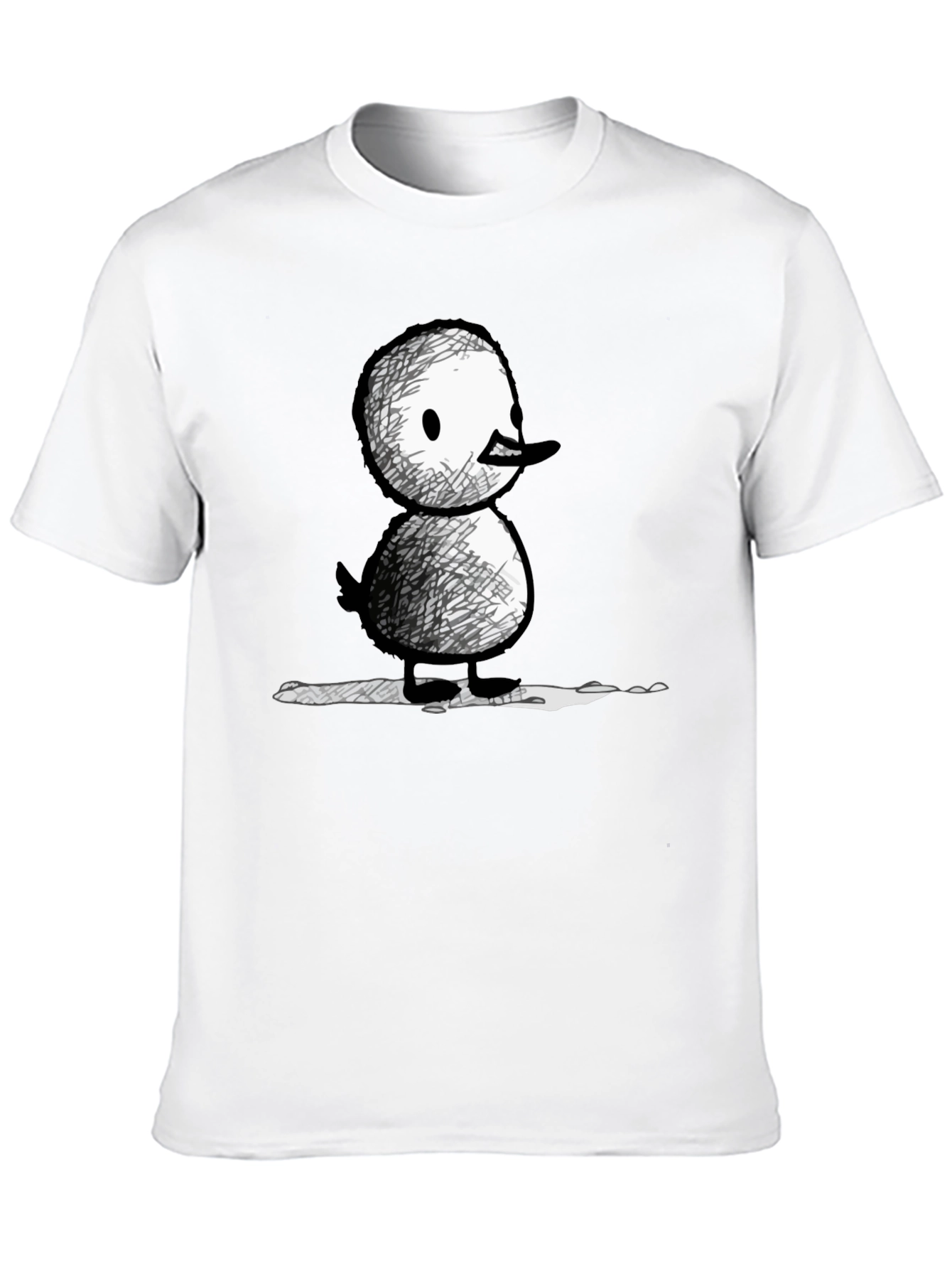 Quirky Duck Graphic Tee - Unisex Black T-Shirt