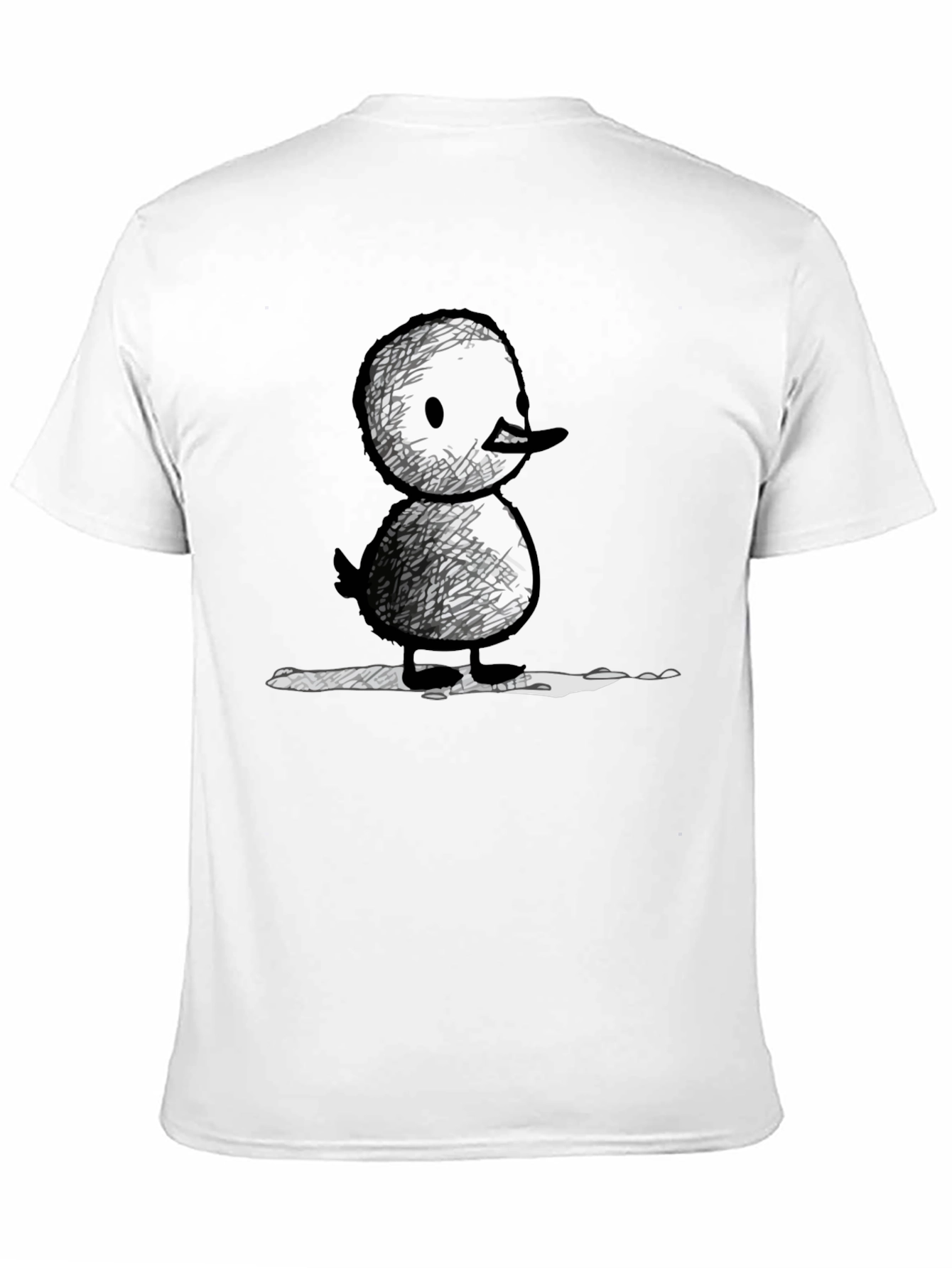 Quirky Duck Graphic Tee - Unisex Black T-Shirt