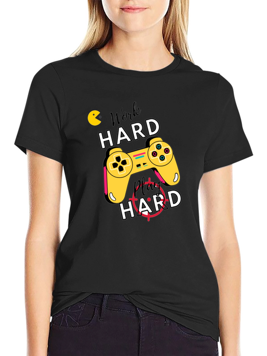 Work Hard Play Hard Gamer T-Shirt
